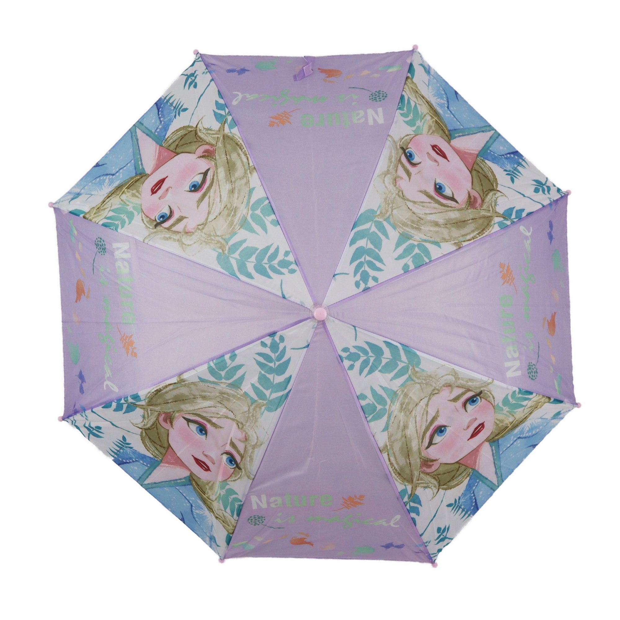 Disney Frozen Stockregenschirm Die Eiskönigin Kinder Rosa Regenschirm Elsa