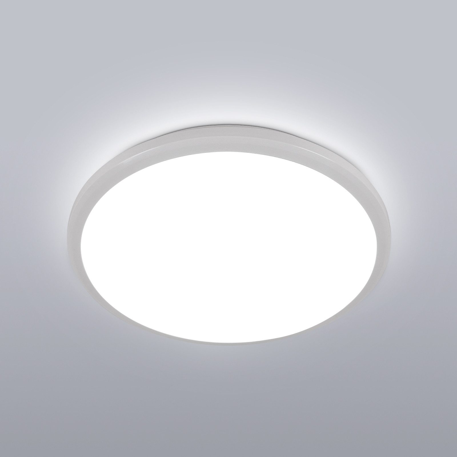 Goeco LED Deckenleuchte Runde LED-Deckenleuchte, 24W Badezimmerleuchte, 30c günstig online kaufen