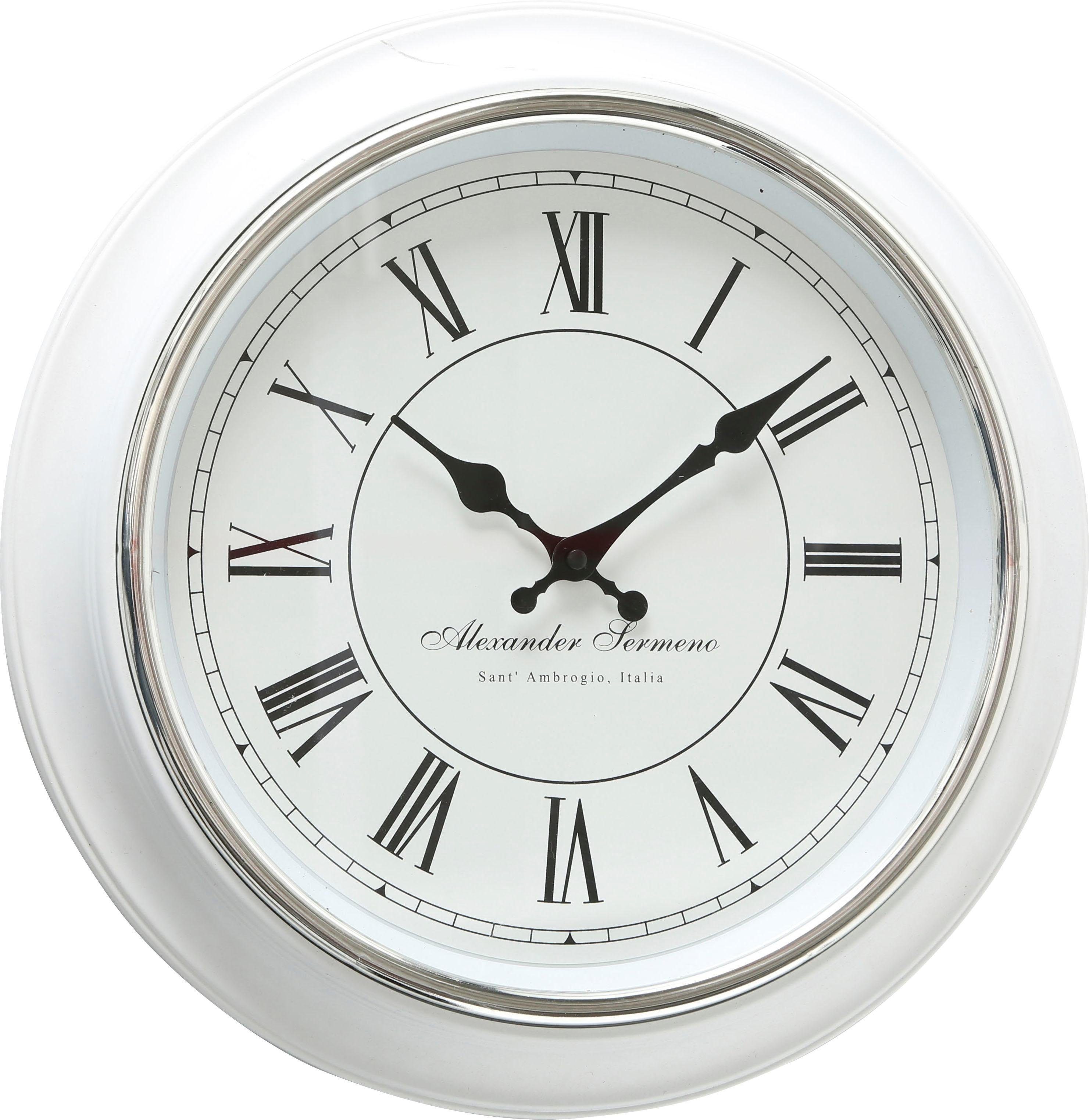 Home affaire Wanduhr Yella (rund, Ø 40 cm, römische Ziffern)