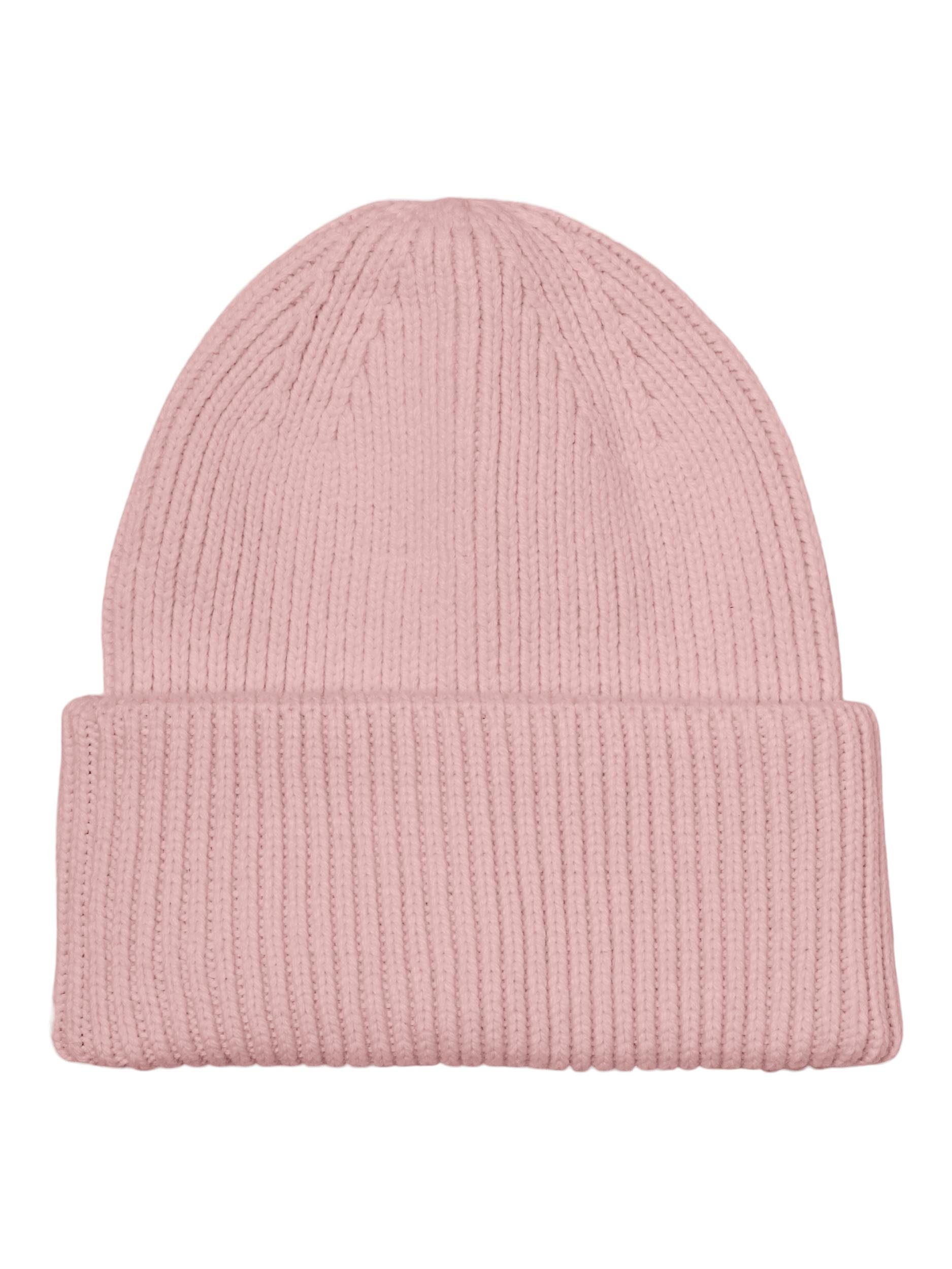 Vero Moda Strickmütze VMMILLA RIB BEANIE BOO Sachet Pink Detail:MELANGE