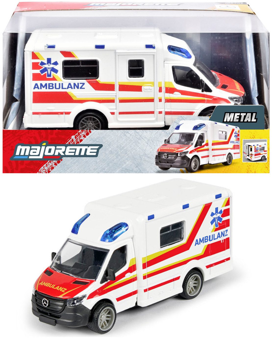 majORETTE Spielzeug-Krankenwagen Mercedes-Benz Sprinter Ambulance günstig online kaufen