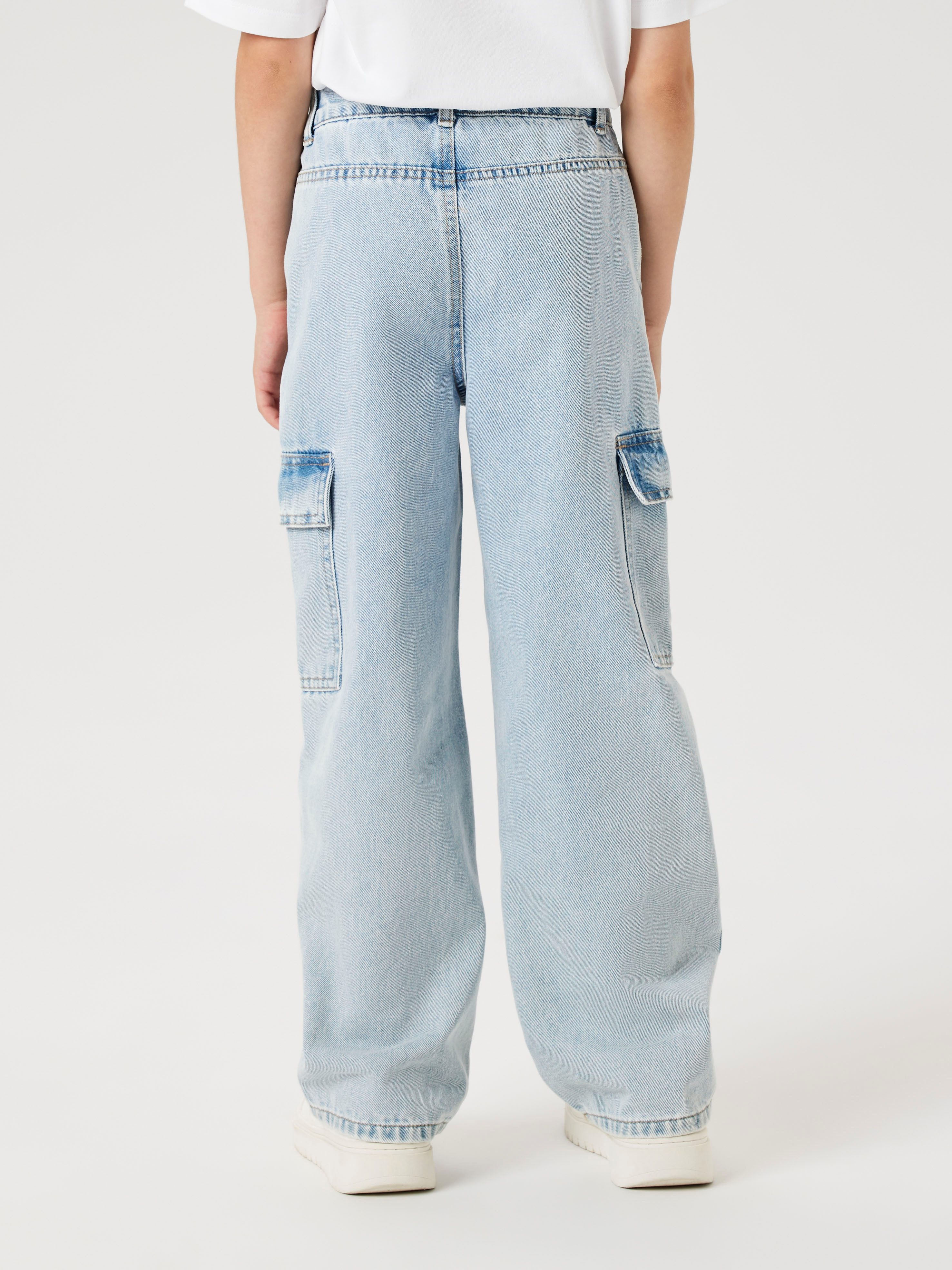 Name It Weite Jeans NKFROSE HW WIDE CARGO JEANS 6190-BS NOOS – Bild 2 von 5