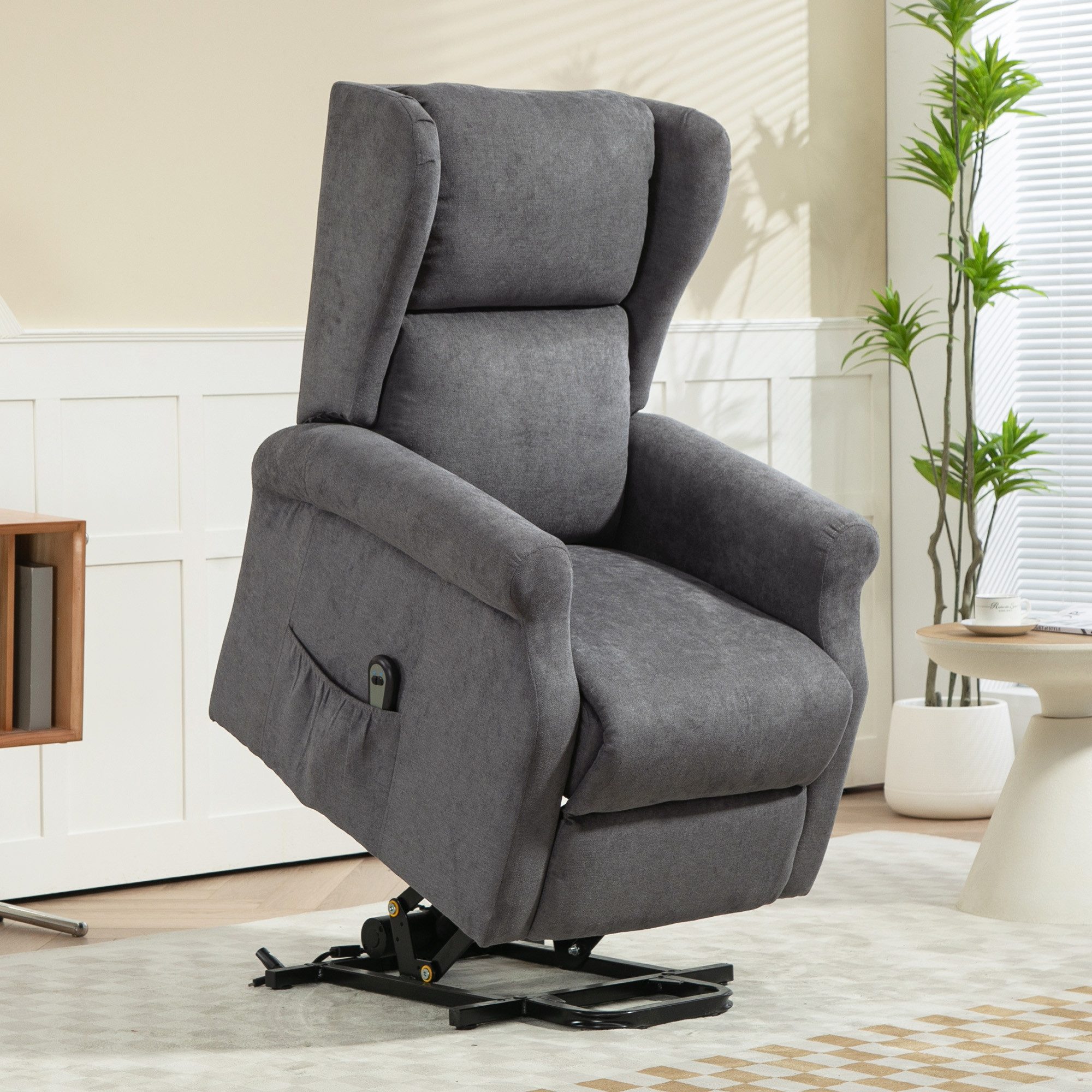 OKWISH TV-Sessel Fernsehsessel,Relaxsessel (Elektrischer Relaxsessel mit Aufstehhilfe, Liegefunktion & Fernbedienung – ergonomisch & langlebig), mit Relaxfunktion