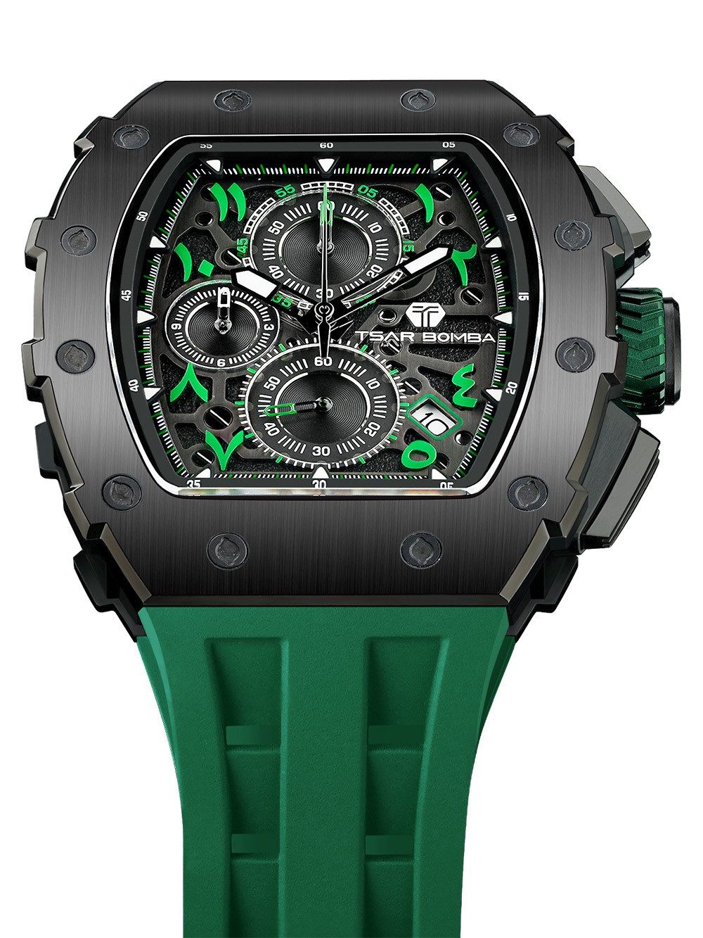 Tsar Bomba Quarzuhr Tsar Bomba TB8204QA-06 Herrenuhr Elemental Chronograph 44mm 5ATM Tsar Bomba TB8204QA-06 Herrenuhr Elemental Chronograph 44mm 5ATM