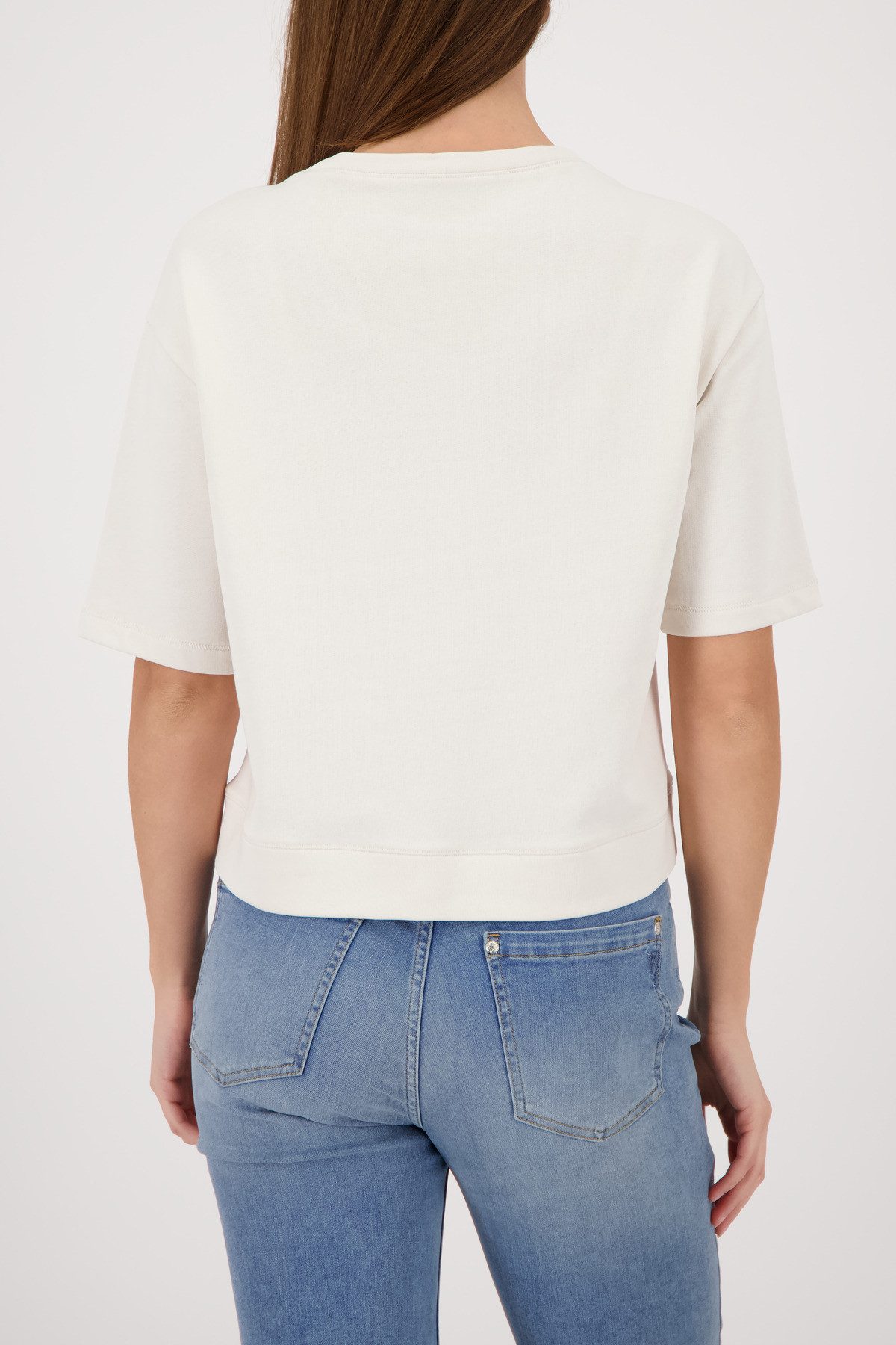 Monari Sweatshirt Sweatshirt Basic Schmuck Regular fit mit Schmuck