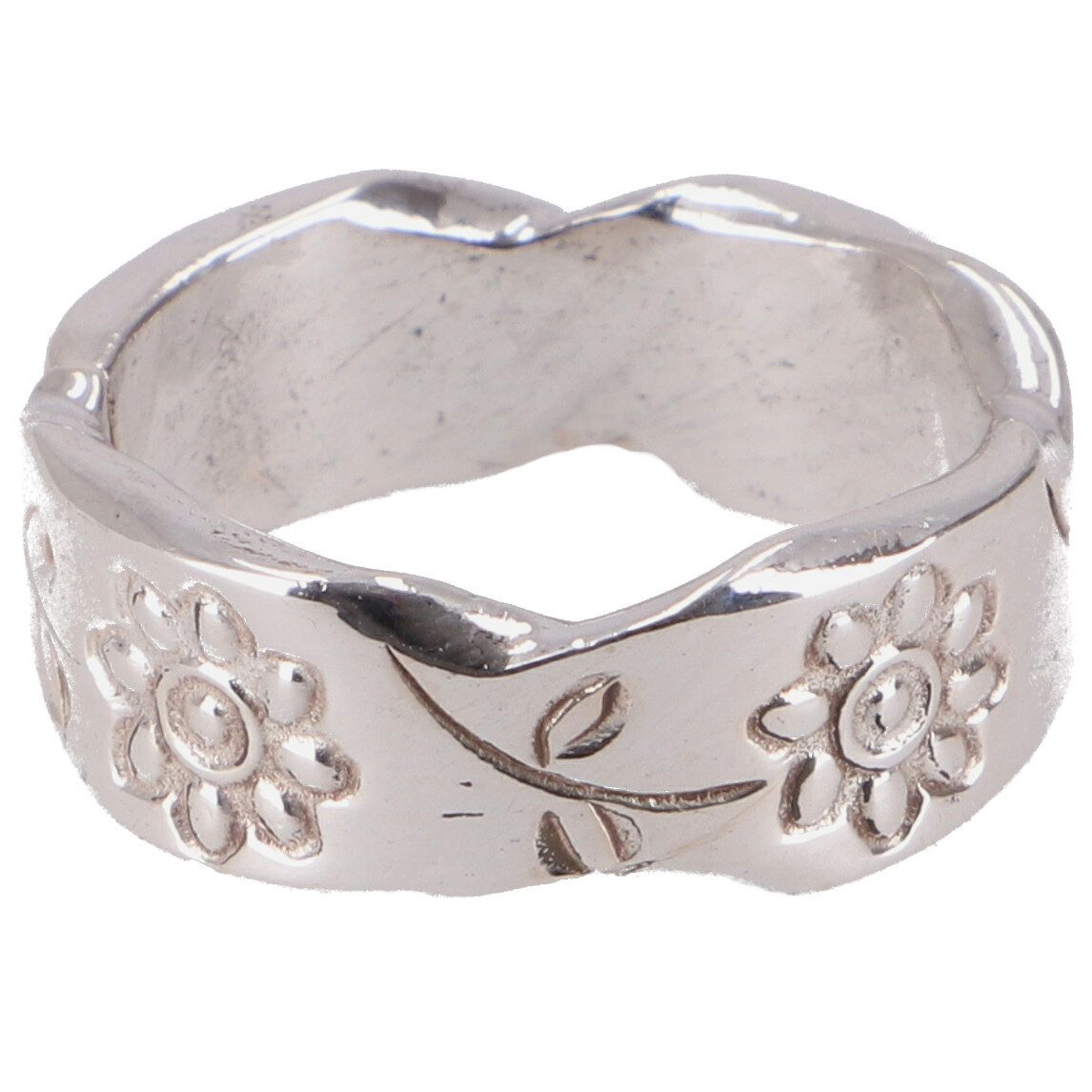 Guru-Shop Silberring Silberring, Boho Style Ethno Ring, Daumenring