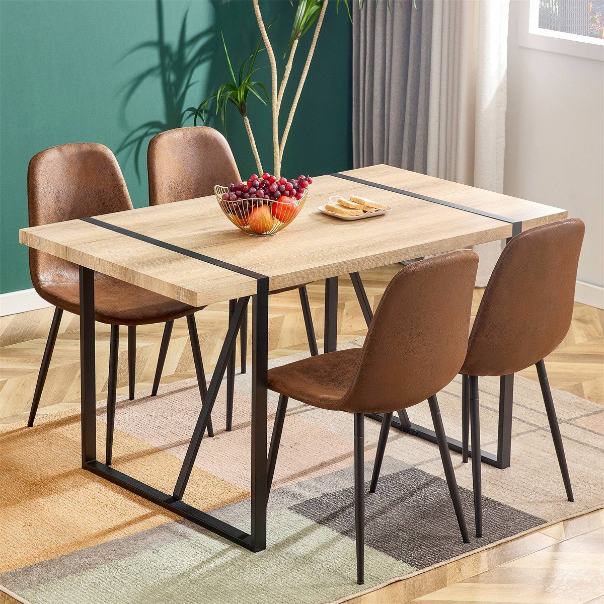 XDeer Esszimmerstuhl 4er Set Esszimmerstühle Küchenstuhl,Belastbargewicht günstig online kaufen