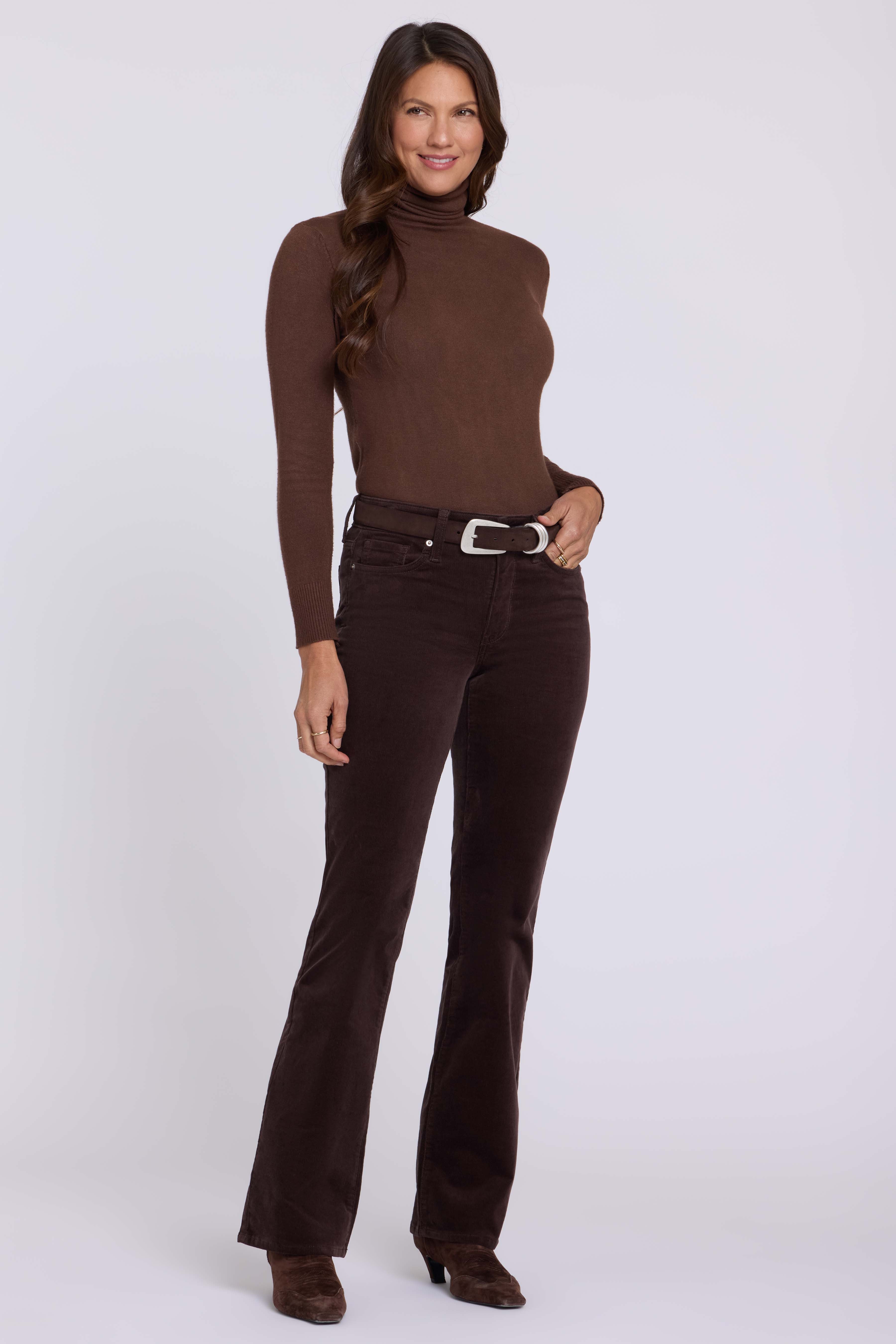 NYDJ Bootcut-Jeans Brooklyn Bootcut Pants in Fine Wale Stretch Corduroy