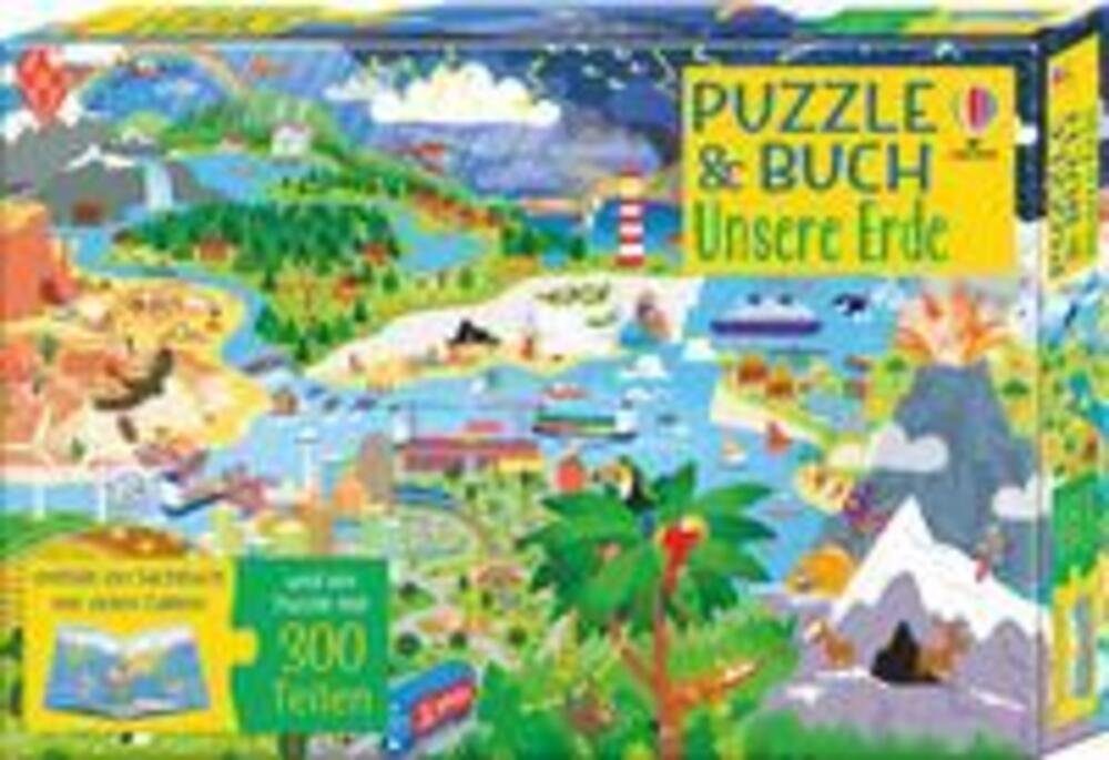 Puzzleteile Usborne Buch: Puzzle Unsere 300 & Verlag Erde, Puzzle