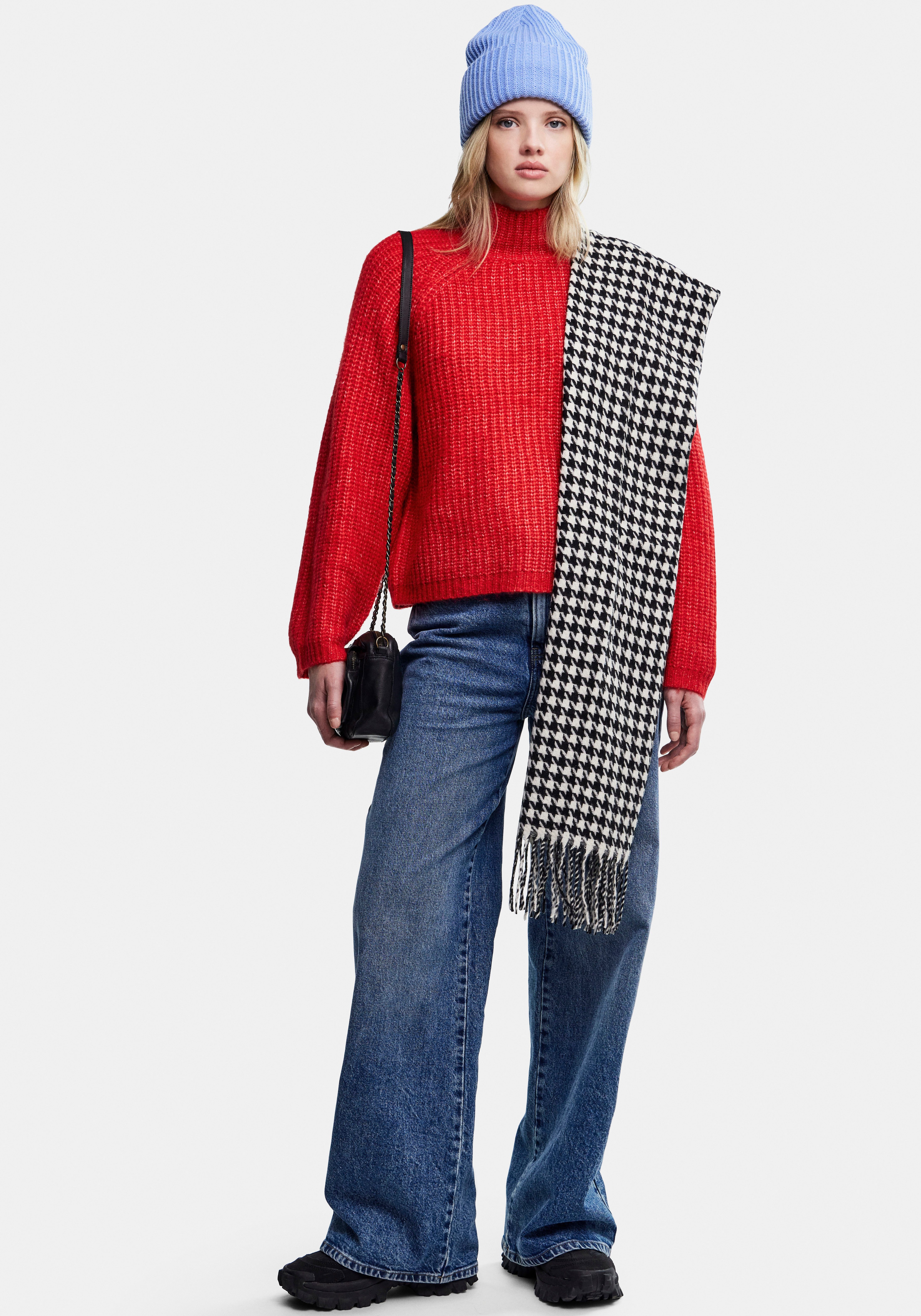 Strickpullover PCNELL LS HIGH NECK KNIT NOOS