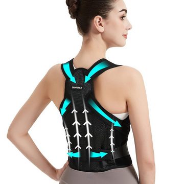 Aoucheni Bandagierunterlage Rückenstütze für Männer und Frauen, ergonomisches Design, Großformat, Erleichterung der Muskelermüdung