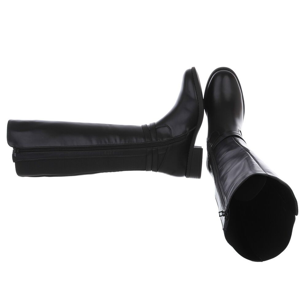 Ital-Design Elegante Stiefel für Damen mit hoher Passform und Schnalle Stie günstig online kaufen