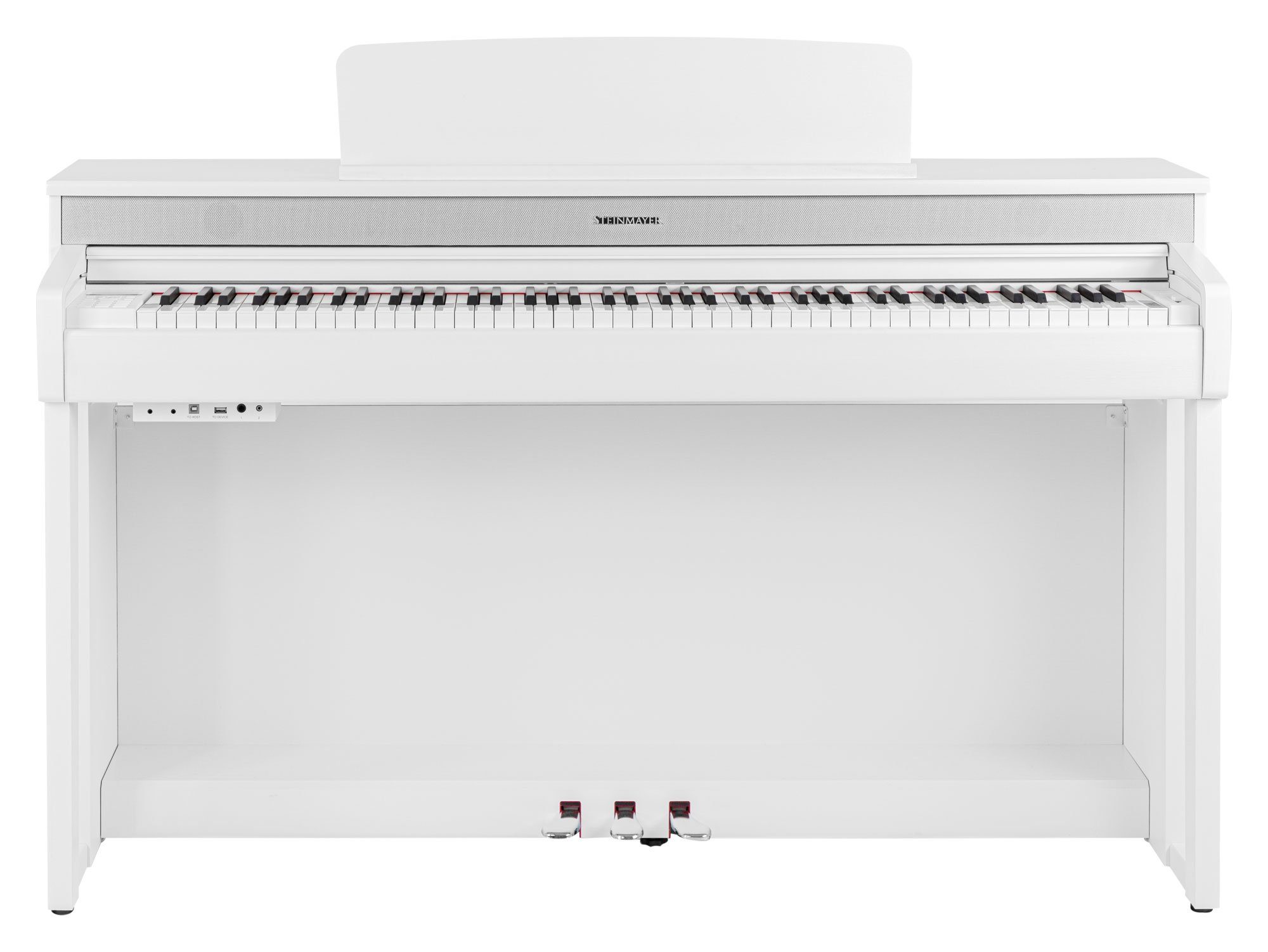 Steinmayer Digitalpiano DP-361 E-Piano Set - 88 Tasten mit Hammermechanik - Ebony/Ivory Touch (Spar-Set, inkl. Klavierbank, Kopfhörer, Pianoleuchte & Schule), Layer, Split, Twin Piano, Aufnahmefunktion - Bluetooth Audio/MIDI