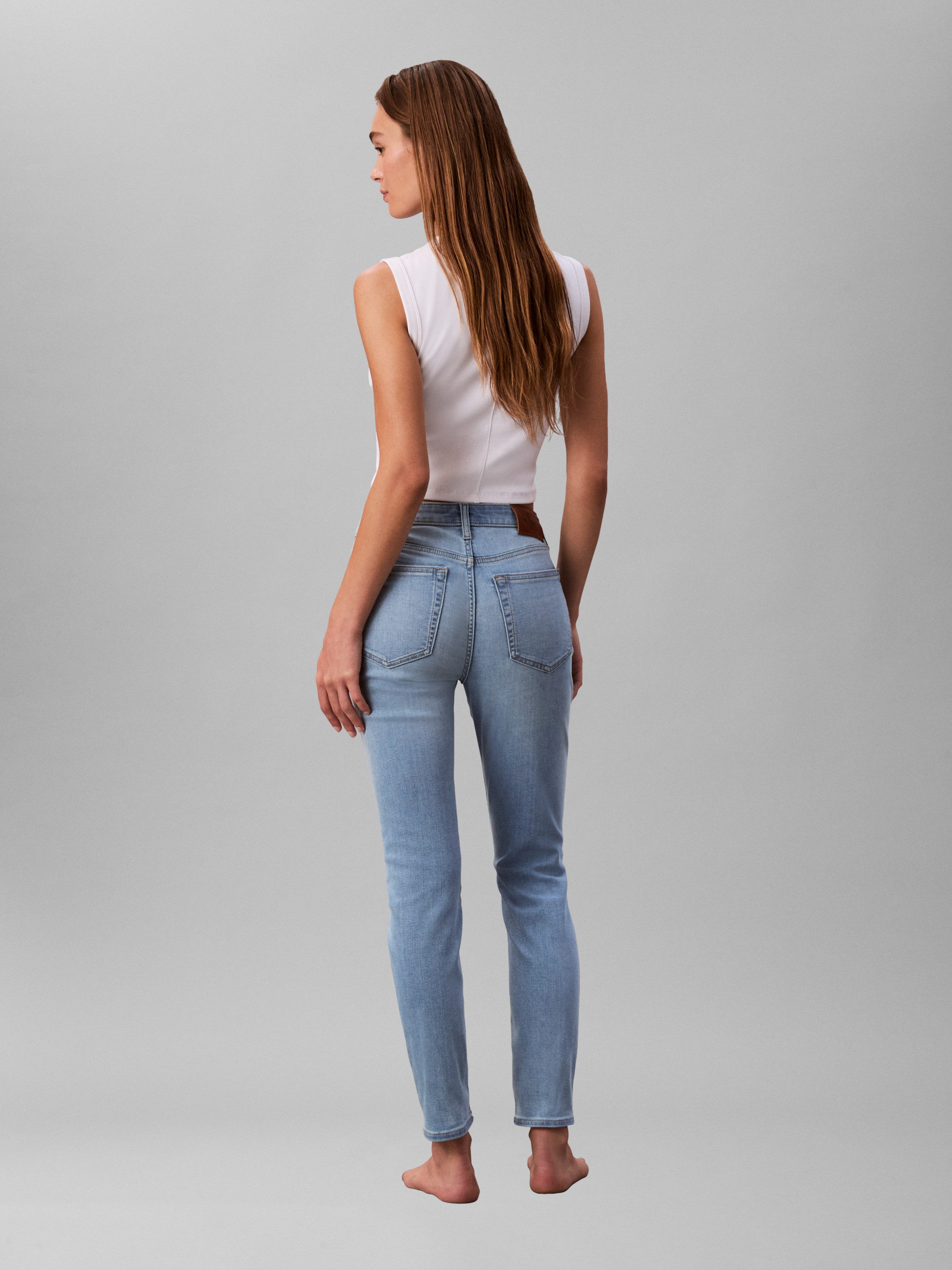 Calvin Klein Jeans Skinny-fit-Jeans MID RISE SKINNY Mit Gürtelschlaufen günstig online kaufen