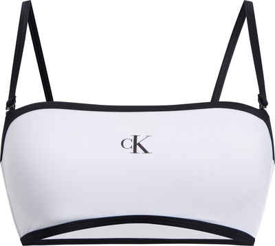 Calvin Klein Swimwear Bandeau-Bikini-Top BANDEAU-RP, mit abnehmbaren Trägern