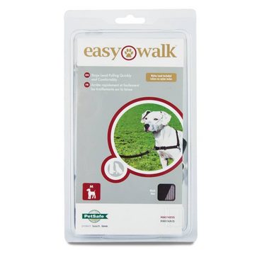 PetSafe Hunde-Halsband Hundegeschirr Easy Walk M Schwarz, Nylon