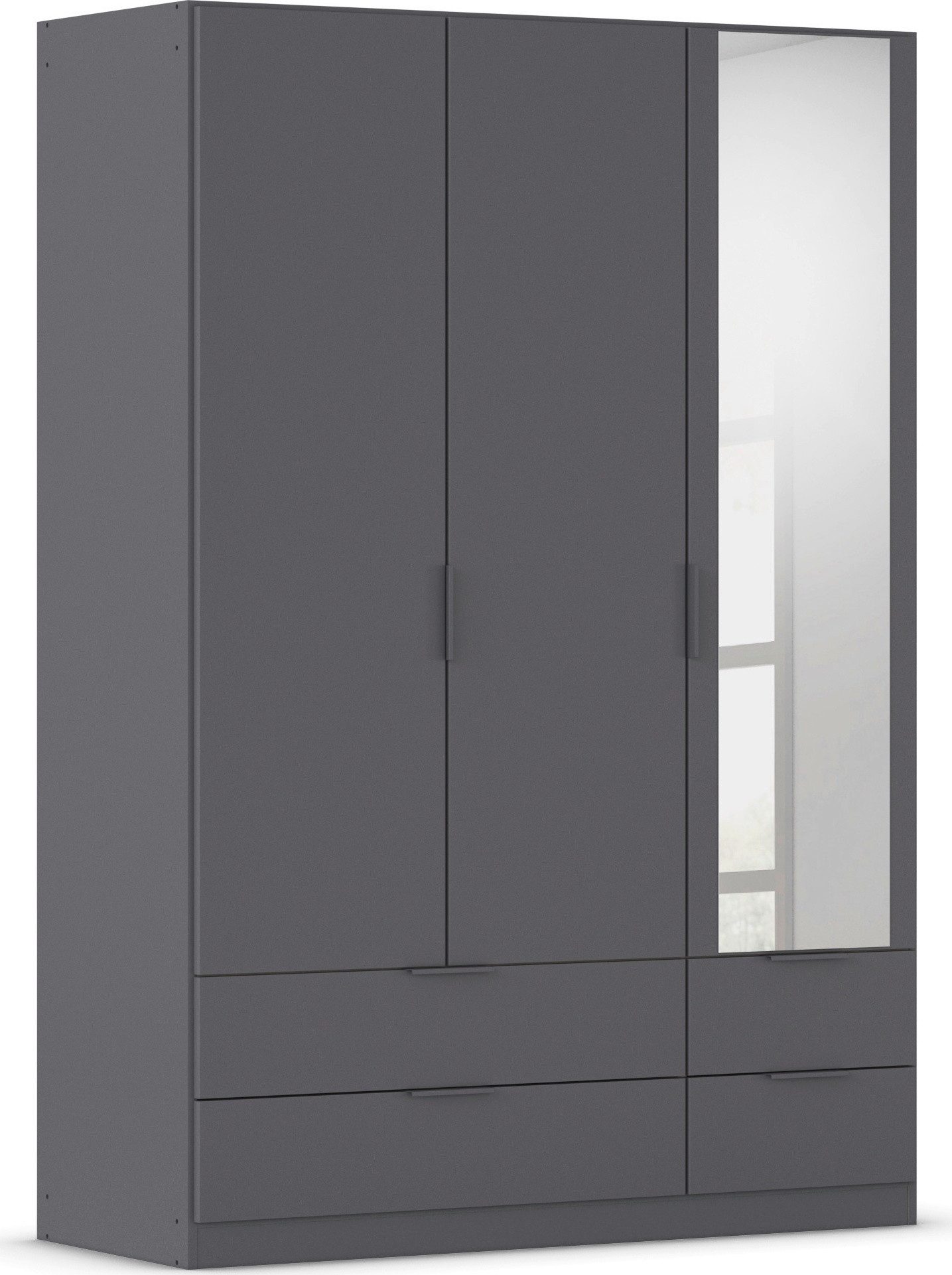rauch Kleiderschrank Drehtürenschrank Schrank Garderobe Ankleide Schlafzimmer LAGOA (3 verschiedene Ausstattungen BASIC/CLASSIC/PREMIUM (inkl. SOFT-CLOSE) geräumige Schubladen, 3 Breiten, optional mit Aufsatz MADE IN GERMANY