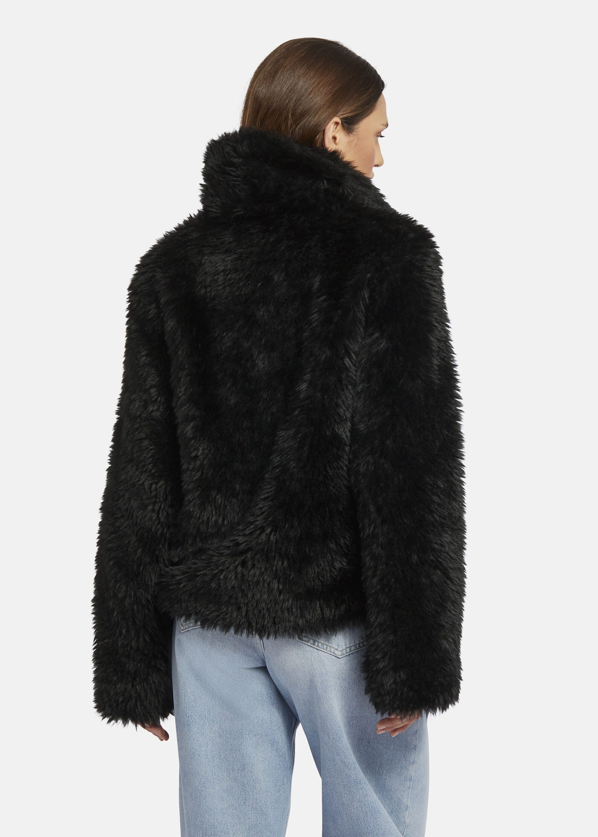 Nicowa Winterjacke FANIWO (1-St) aus weichem Eco-Fur im Oversized-Schnitt