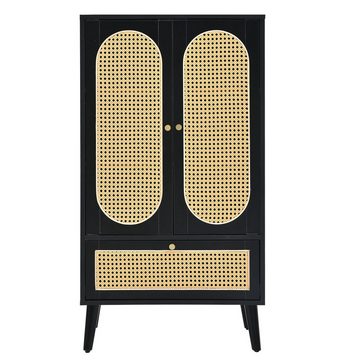 Celya Sideboard 1,1m Kompaktes Sideboard,mit 2 Türen und 1 Schublade, 60x40x110.5 cm(LxWxH)