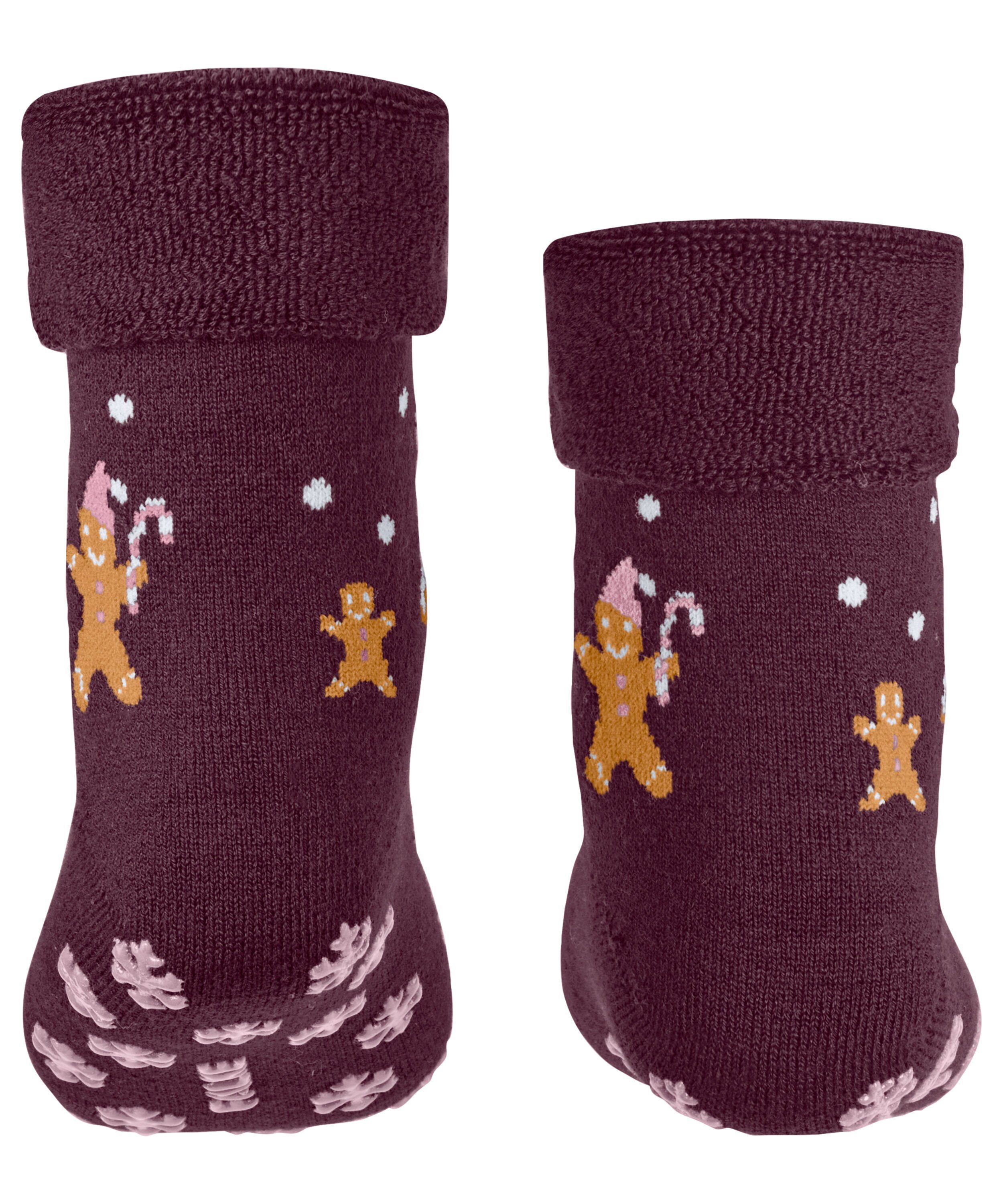 FALKE Socken Gingerbread Boot Hausschuhe (1-Paar) mit rutschhemmendem Noppendruck