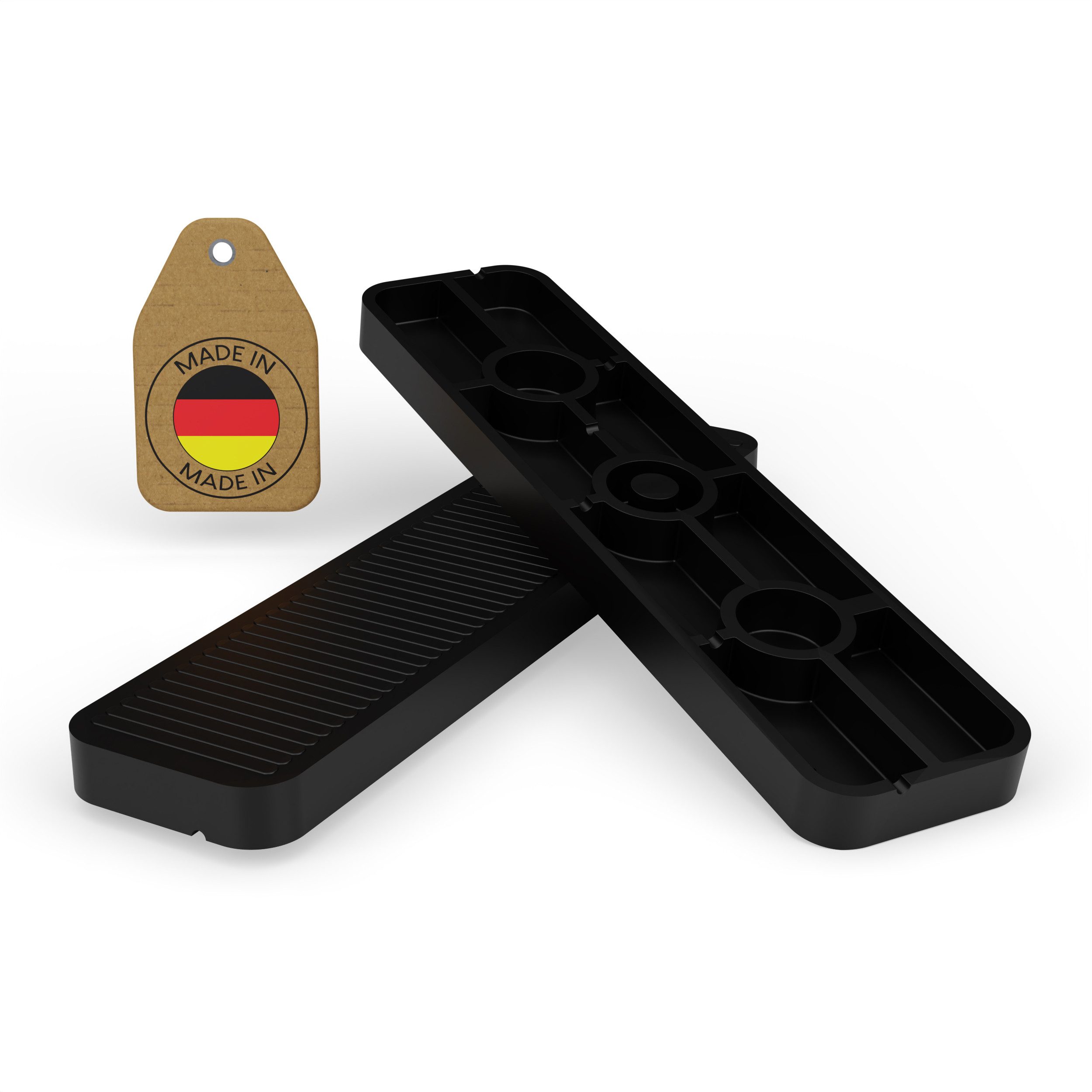 FUX Unterlegplatte Kunststoff Abstandshalter 100x24 1-6mm Made in Germany Distanzklötze, 1-6mm, 1mm, 2mm, 3mm, 4mm, 5mm, 6mm, 1000-St., 100 % Recyceltes Material