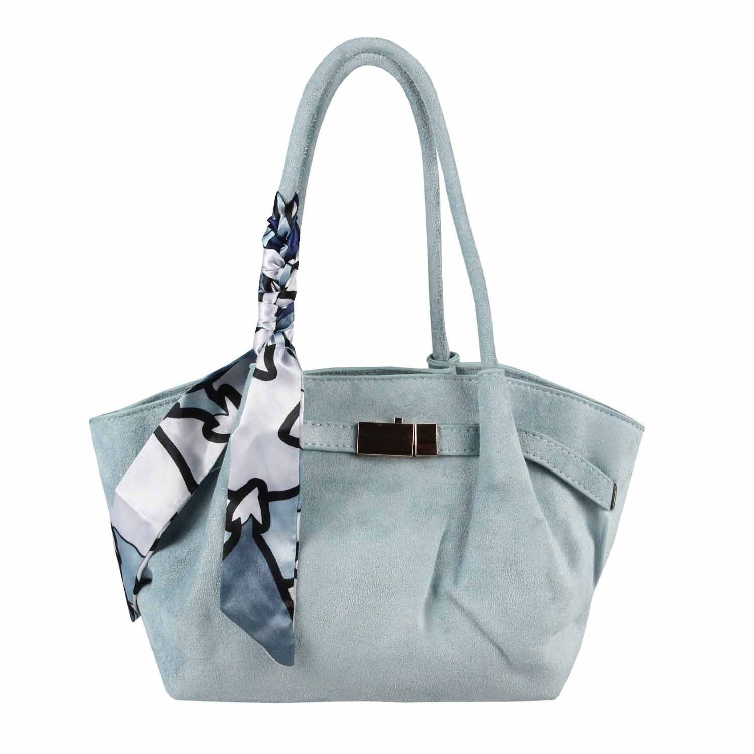 ITALYSHOP24 Schultertasche Damen Tasche Tote Bag Handtasche Wildleder Optik Mini Bag Business, Umhängetasche Samt Crossbody Damentasche Cross Over Freizeit Mini Bag
