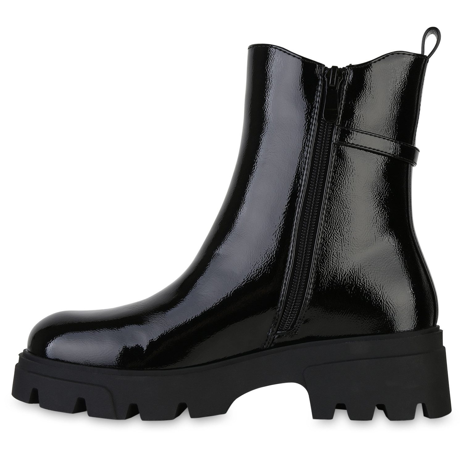 VAN HILL 841445 Stiefelette Damen Leicht Gefüttert Klassische Stiefeletten günstig online kaufen