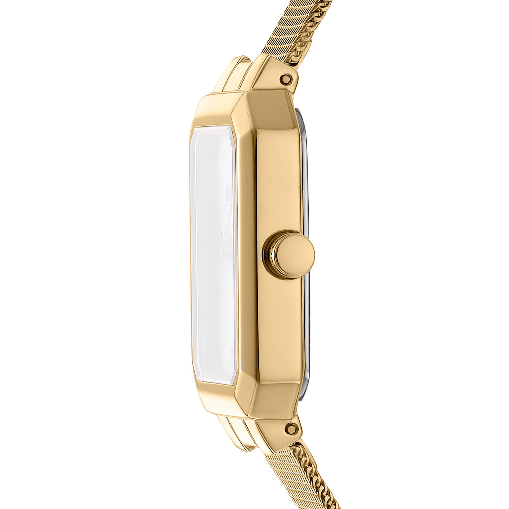 DKNY Quarzuhr Uptown Midi DK1L076M0135, Armbanduhr, Damenuhr, Edelstahlarmband, analog