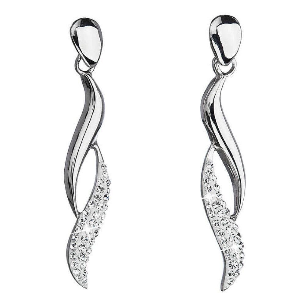 EVOLUTION Ohrring-Set Luxurious earrings with crystals 31162.1 crystal