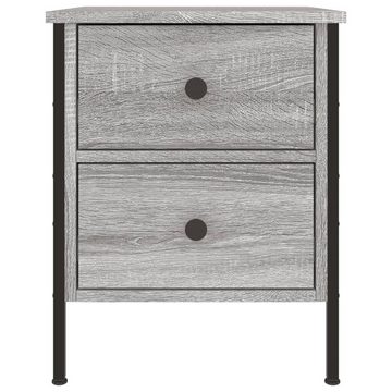 furnicato Nachttisch Nachttische 2 Stk. Grau Sonoma 40x42x50 cm Holzwerkstoff