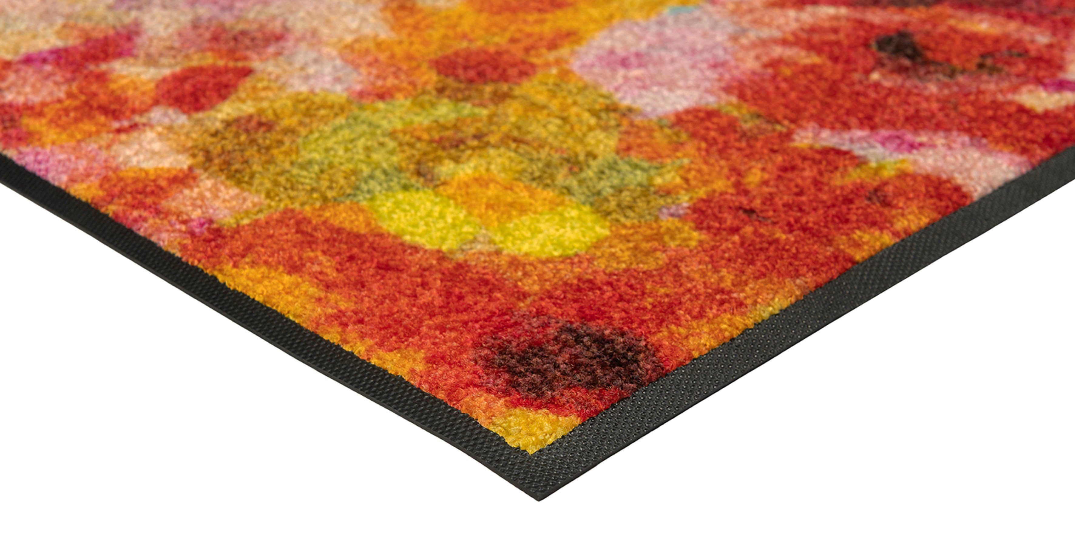 Fußmatte Colour Blast, wash+dry Höhe: rechteckig, mm Kleen-Tex, by 7