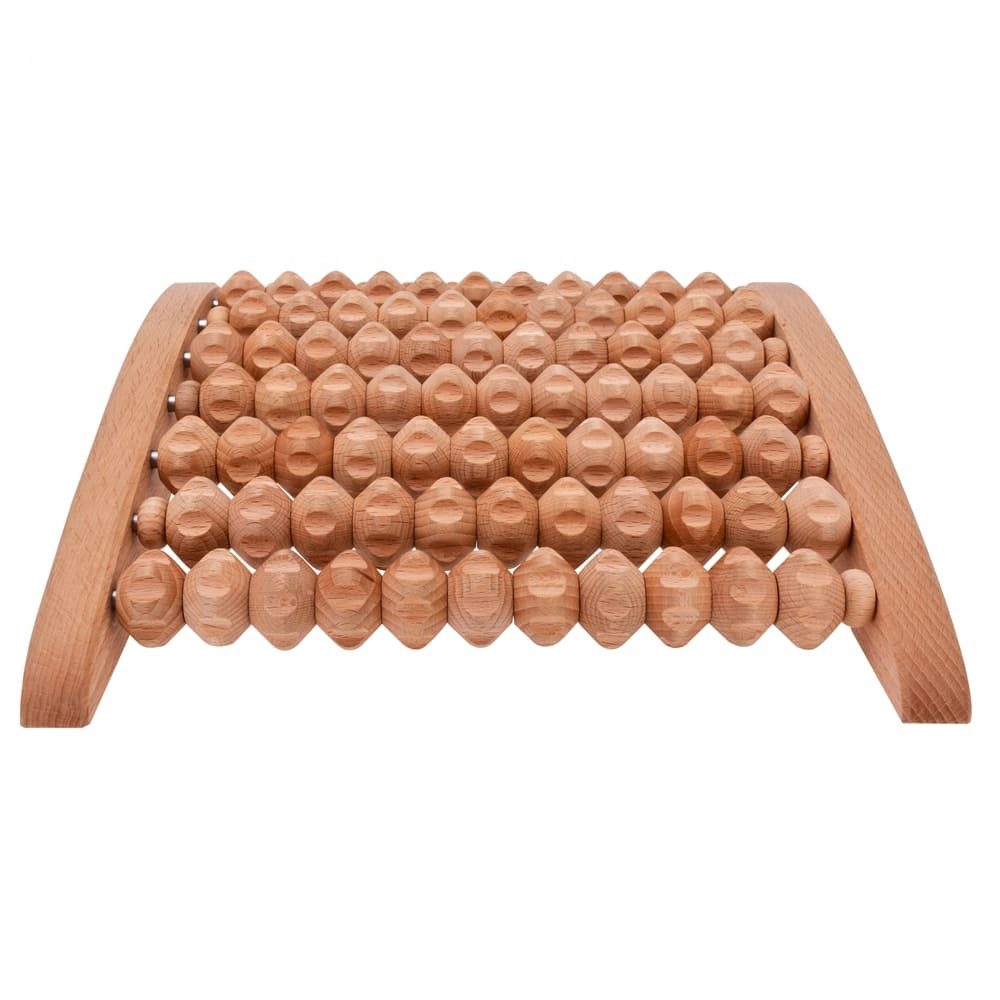 Biodora Beruhigungs- und Entspannungsgerät Biodora Massage-Serie aus Buchenholz – Wellness-Tools & 5er-Set, Maximale Entspannung, Massageroller aus Buchenholz, plastikfreie Alternative