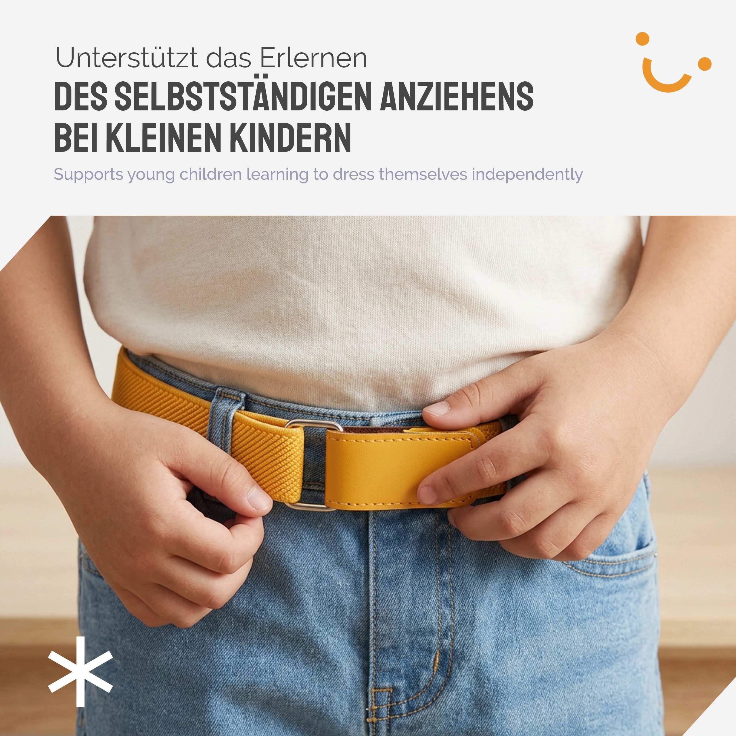 Ladeheid Stoffgürtel Kinder Gürtel Elastik-Gürtel 1-12 Jahre 34-90 cm P15 (1-St) – Bild 5 von 5