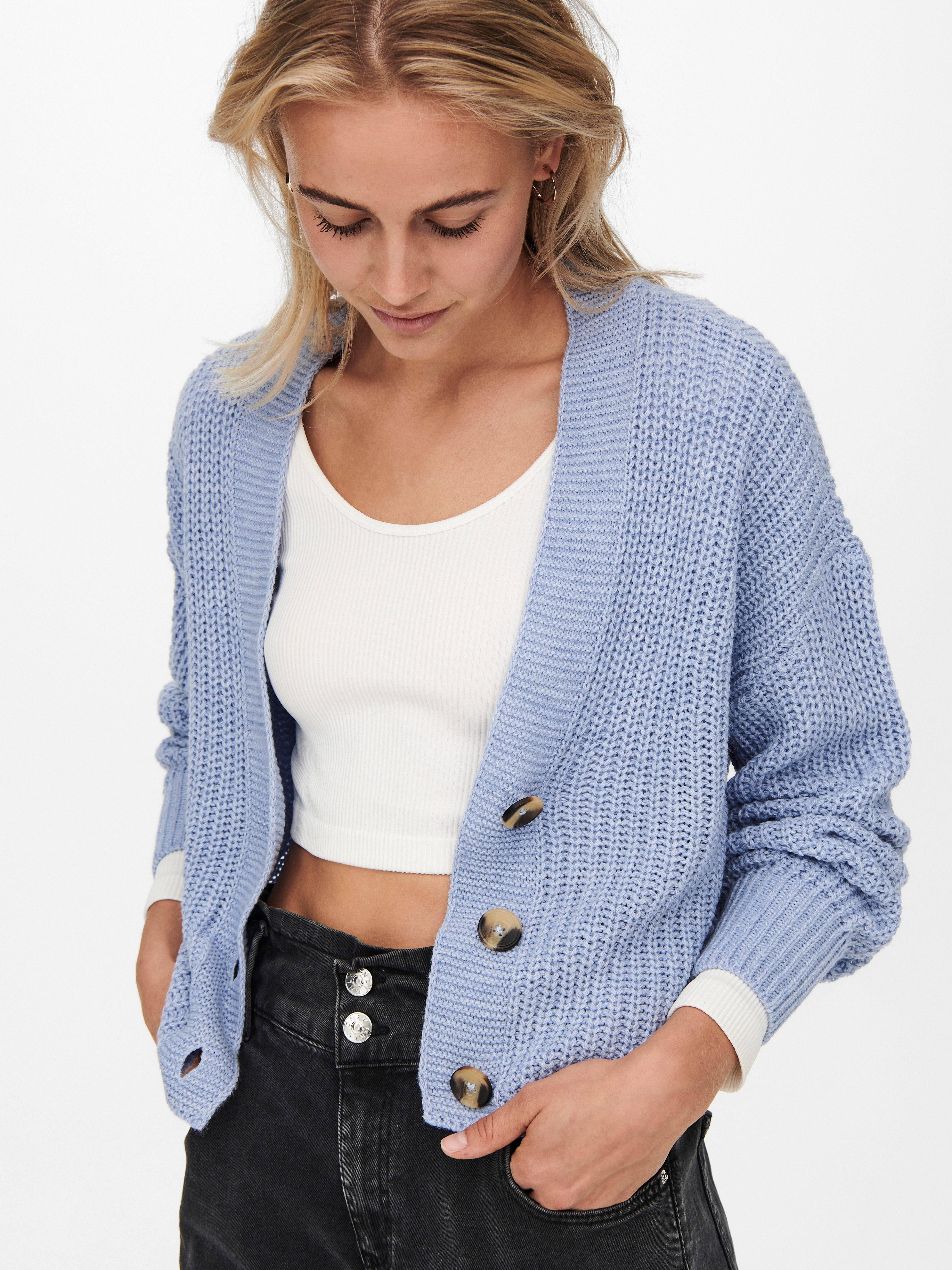 ONLY Strickjacke ONLCAROL NICE L/S CARDIGAN KNT NOOS Kunstfaser, regular fit