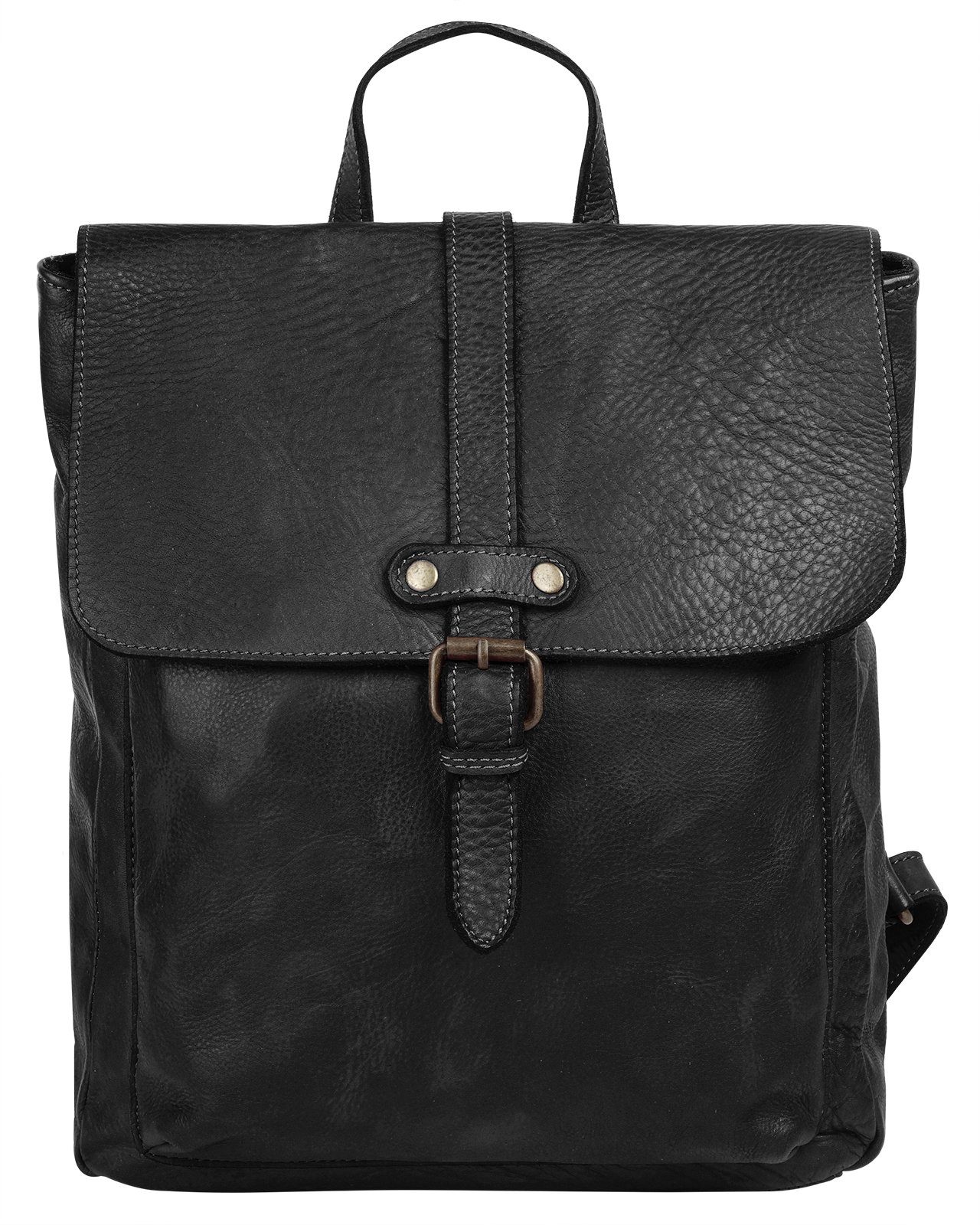 Samantha Look Cityrucksack, echt Leder, Made in Italy