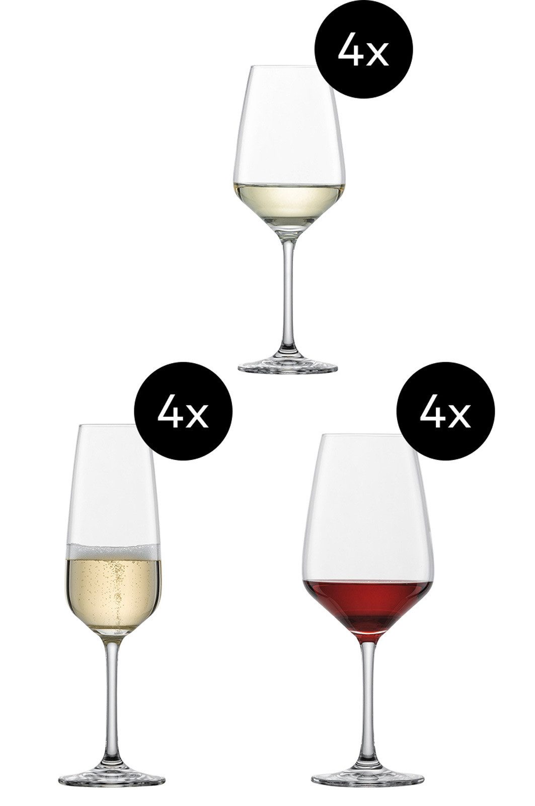 SCHOTT ZWIESEL Gläser-Set Tulip Gläser-Set 12er Set, 12-tlg., Glas