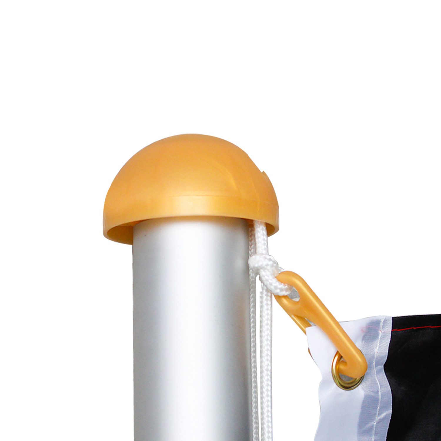 Clanmacy Fahne fahnenmast Aluminium Komplettset 6.5m