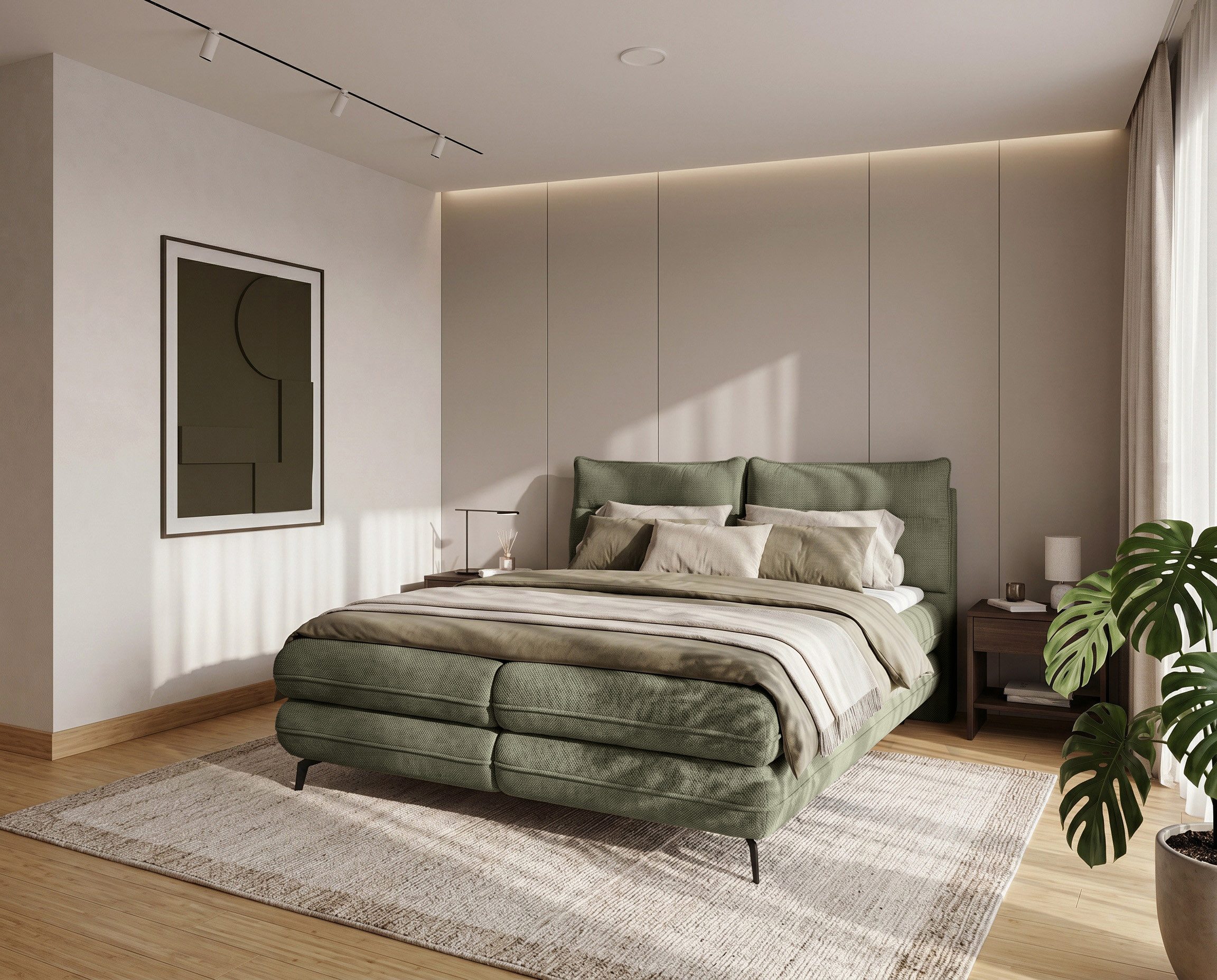 Homesy Boxbett VERSE, Ein Luxusbett in jeder Größe 140x200cm 160x200 cm 180x200cm