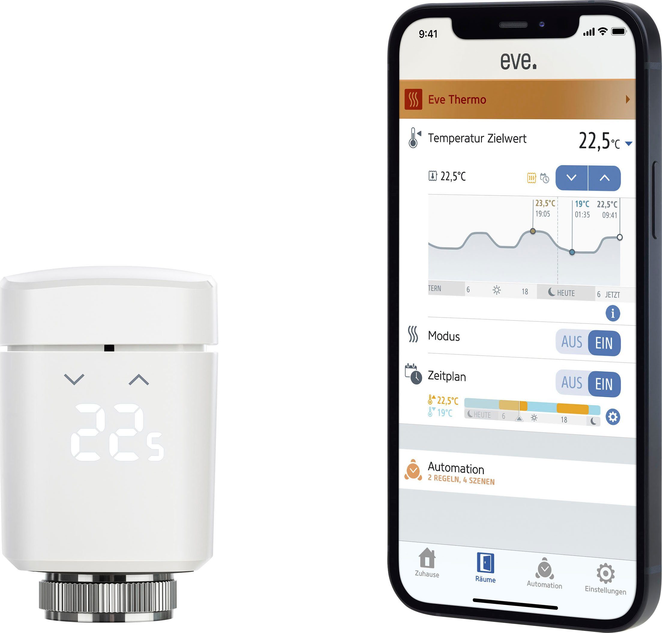 EVE Heizkörperthermostat Thermo 2-er Pack, Gen. günstig online kaufen