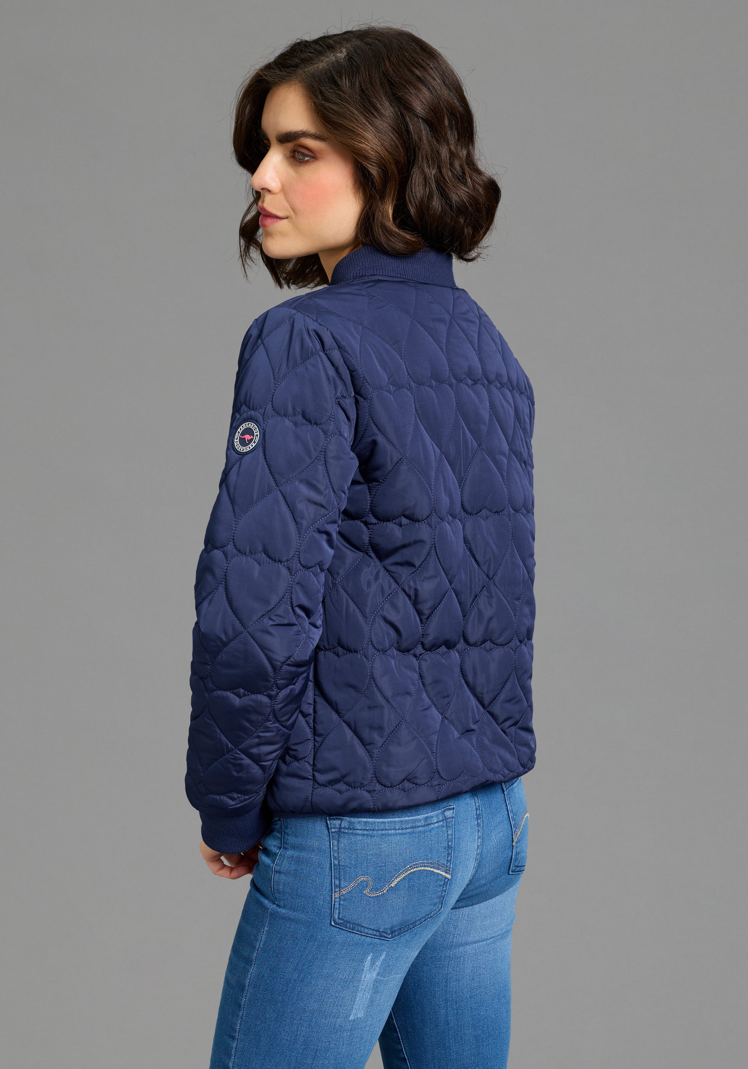 KangaROOS Steppjacke mit gesteppten Herzen, Übergangsjacke