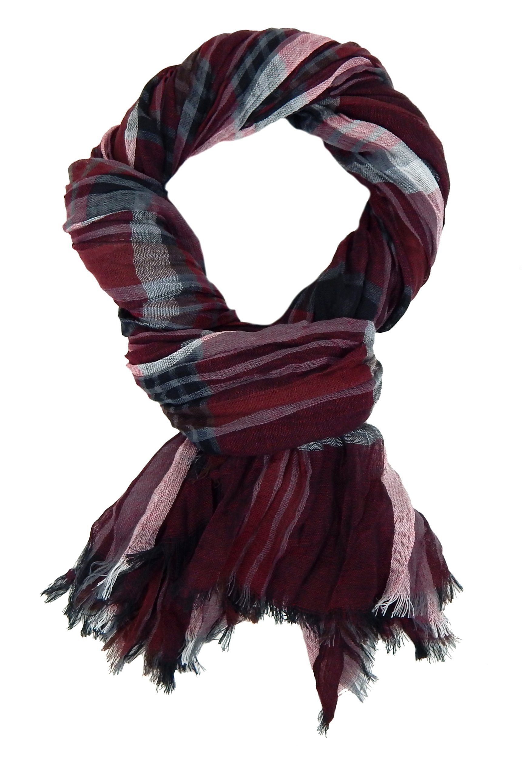 Ella Jonte Modeschal, modischer Herrenschal gestreift Viskose günstig online kaufen