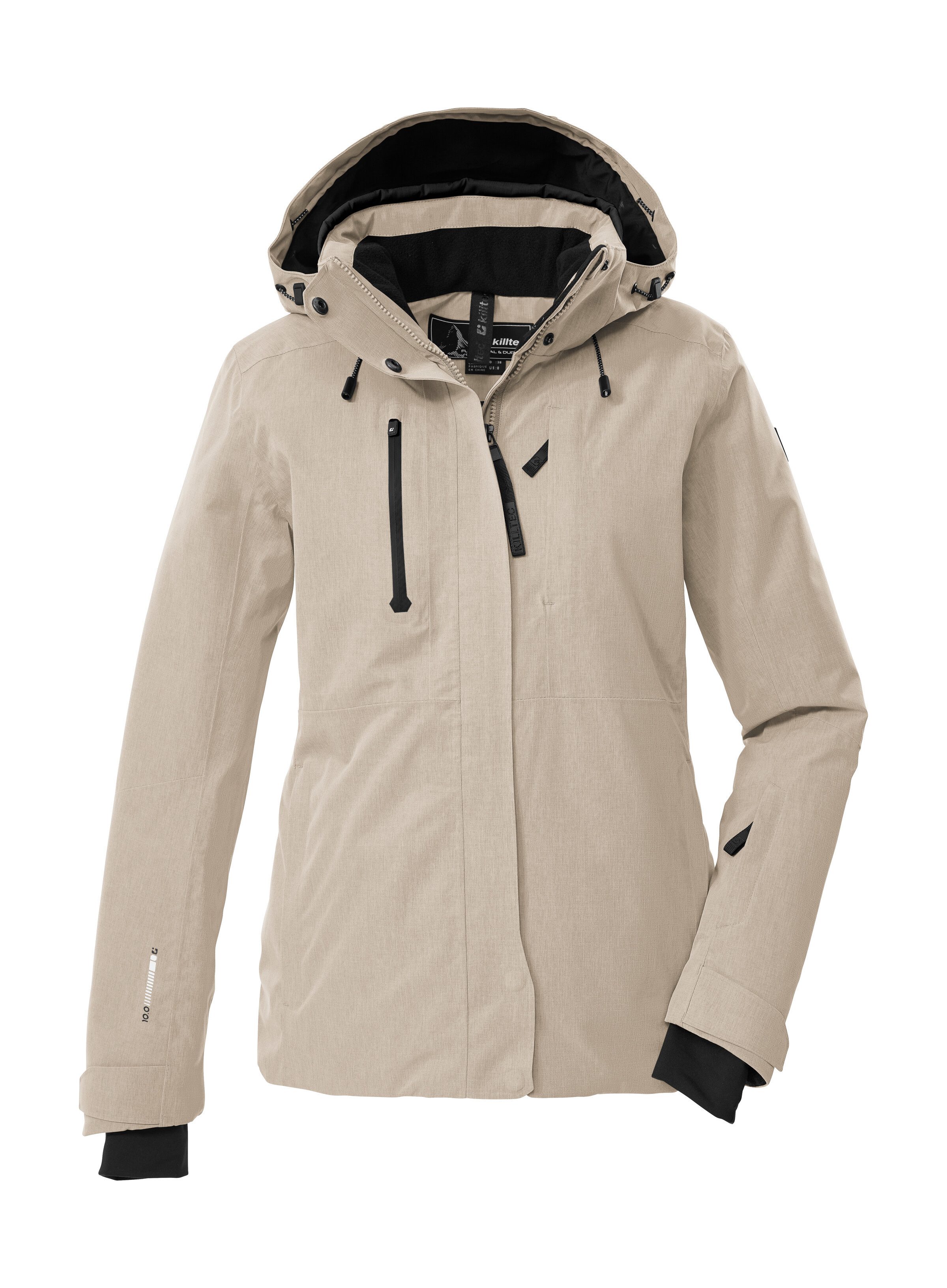 Killtec Skijacke KSW 35 WMN SKI JCKT Wasserdicht, atmungsaktiv, verstellbare Kapuze, viele Taschen