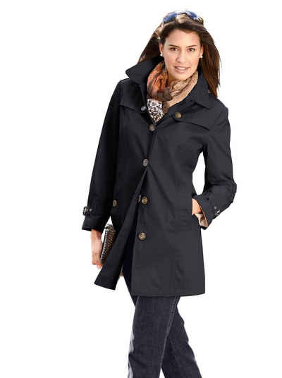 Mode Mäntel Kurzmäntel Jennifer Taylor schwarzer kurzer Mantel 