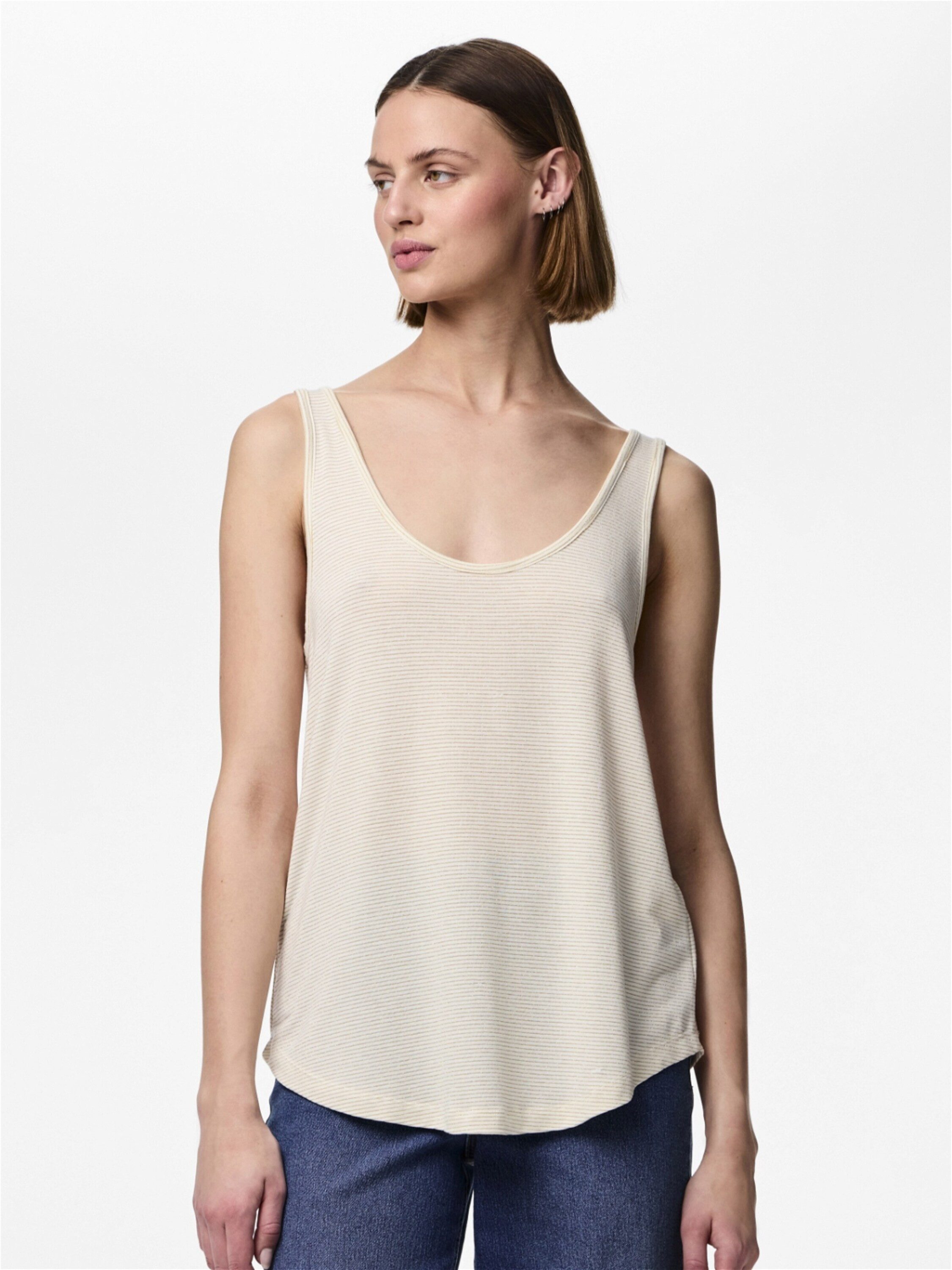 pieces Shirttop Billo (1-tlg) Plain/ohne Details günstig online kaufen