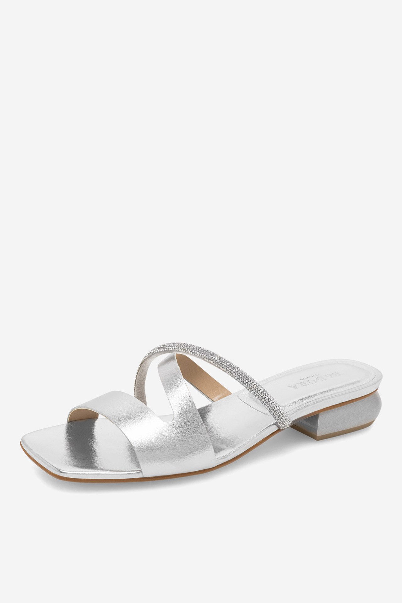 Badura Badura Damen Flip-Flops 35 silberfarben 5905588514367 Badepantolette