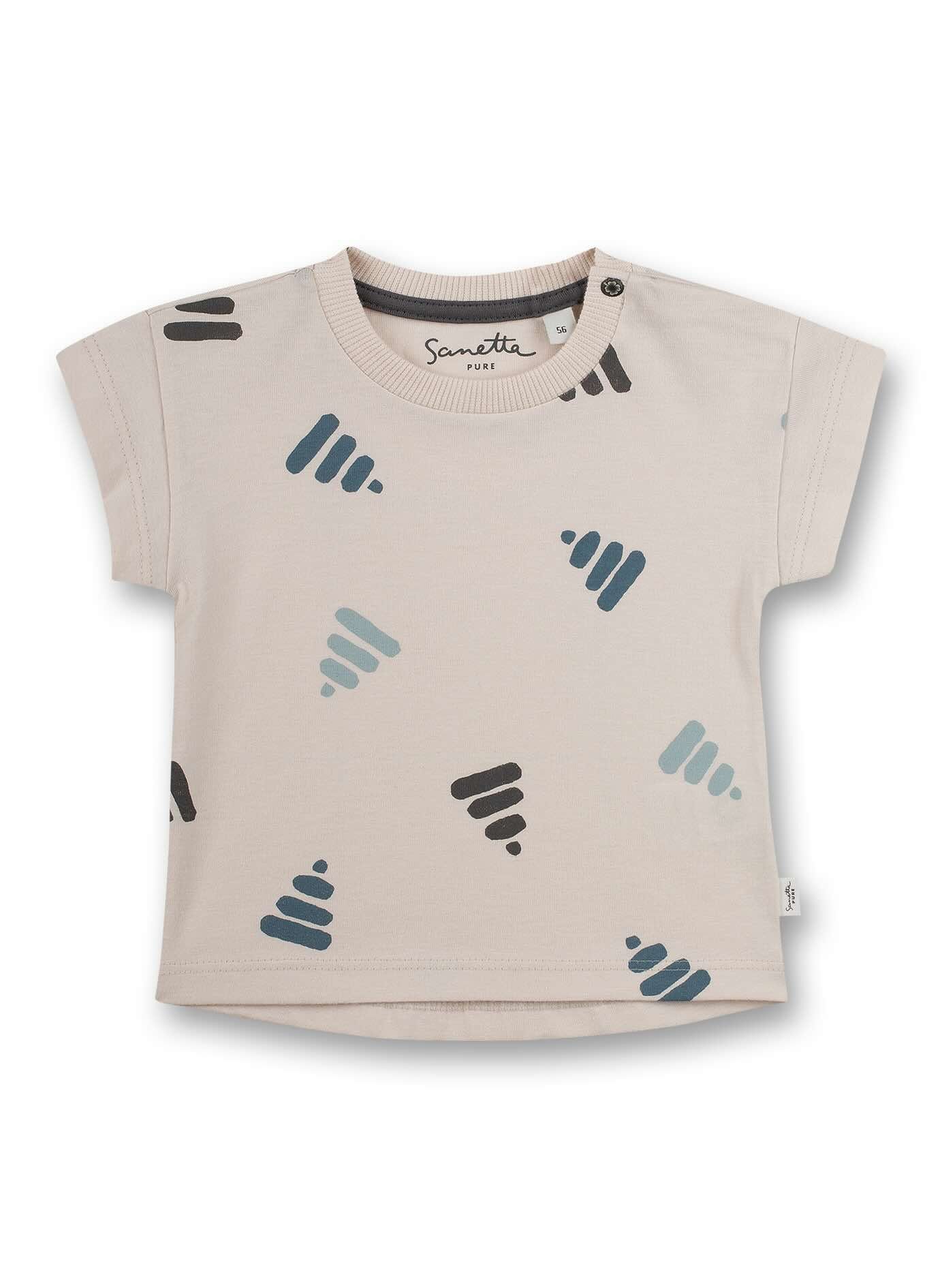 Sanetta T-Shirt Sanetta Pure Baby T-Shirt aus Baumwolle mit Allover-Print