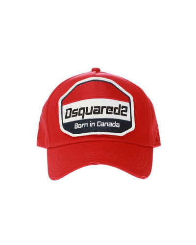 Dsquared2 Baseball Cap Logo Mütze Rot - BCM0314-4065