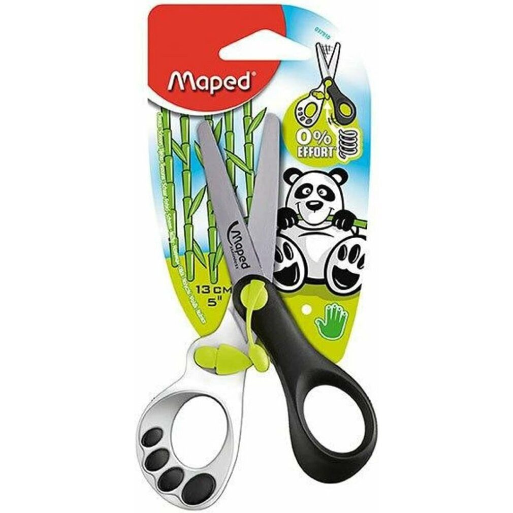 MAPED Papierscheren Kinderschere Koopy schwarz-weiß 13,0 cm