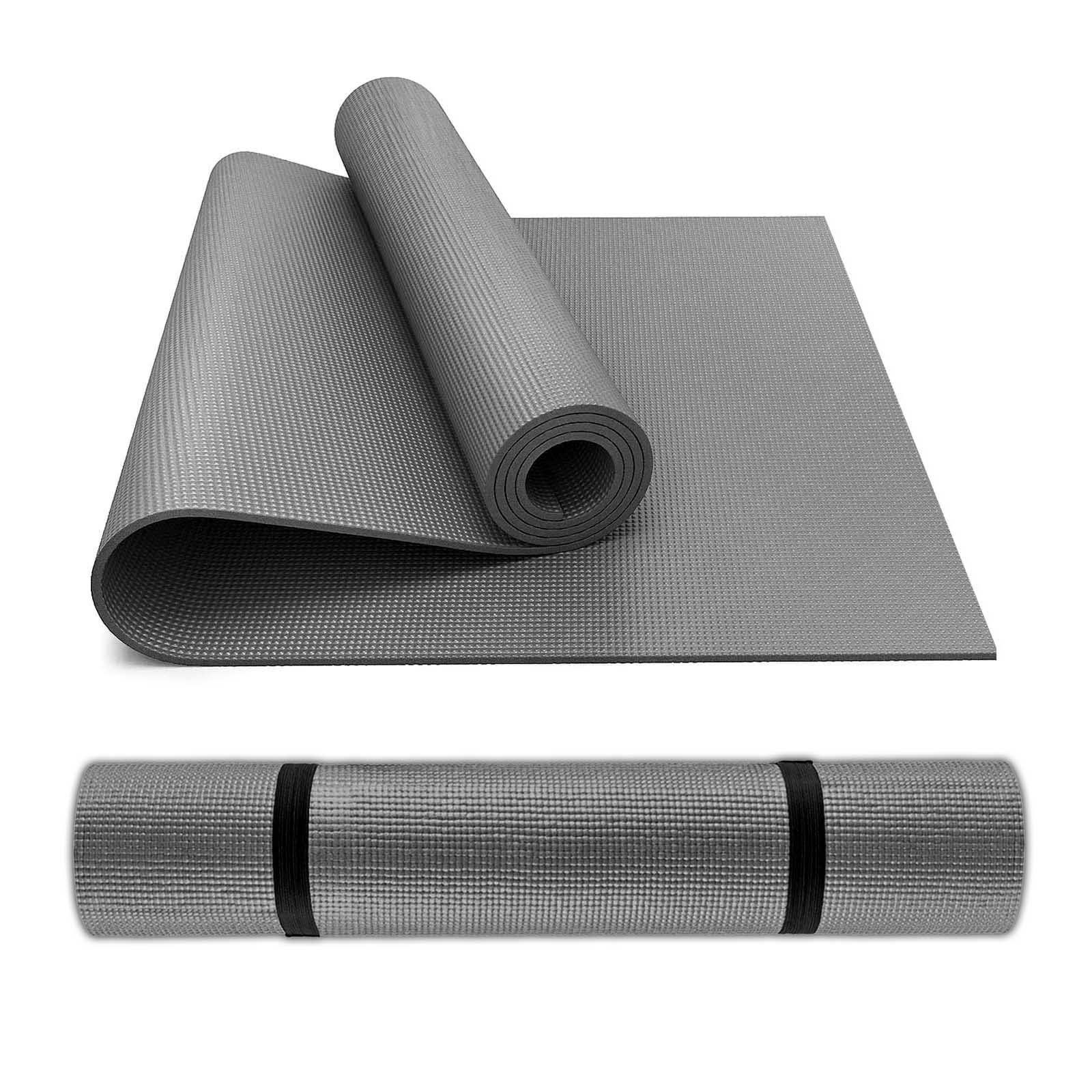 HAC24 Fitnessmatte Sportmatte Yogamatte Gymnastikmatte Fitness Matte Bodenmatte (2-St), Rutschfest 172 cm x 58 cm Dicke 0,6 cm