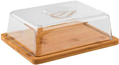APS Servier-Set »Bambus-Tablett mit Haube«, Holz, Kunststoff